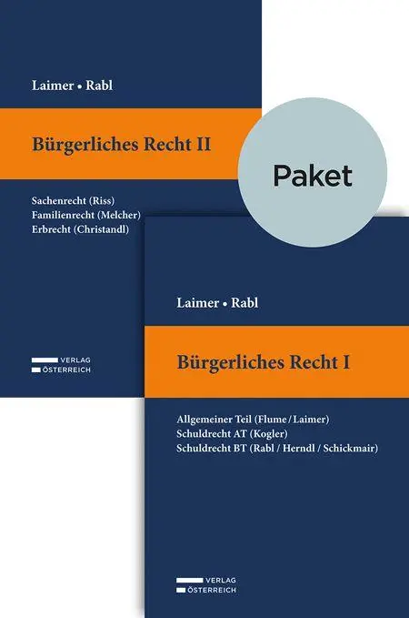 Cover: 9783704697295 | Bürgerliches Recht Band I und II - Paket | Simon Laimer (u. a.) | Buch