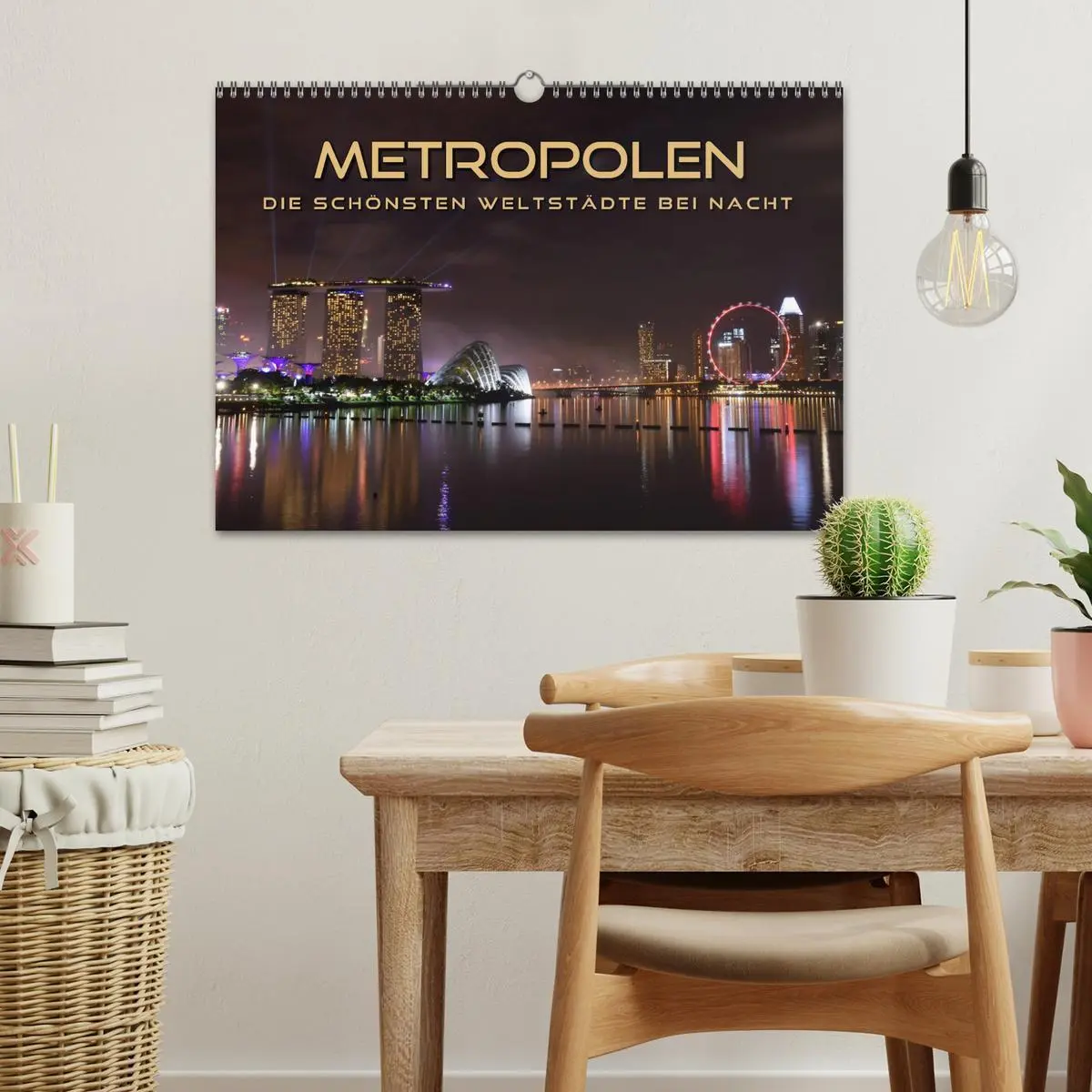 Bild: 9783457877395 | METROPOLEN - die schönsten Weltstädte bei Nacht (Wandkalender 2026...