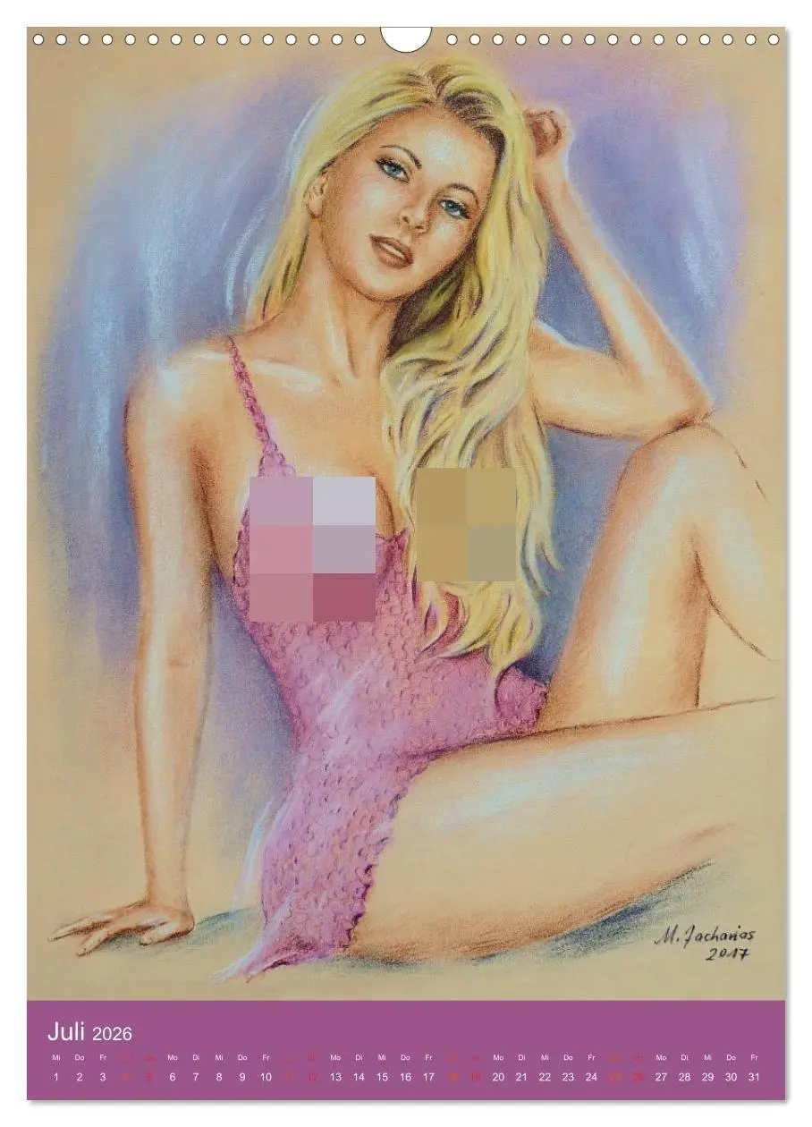 Bild: 9783516417395 | Erotische Gemälde und Zeichnungen (Wandkalender 2026 DIN A3 hoch),...
