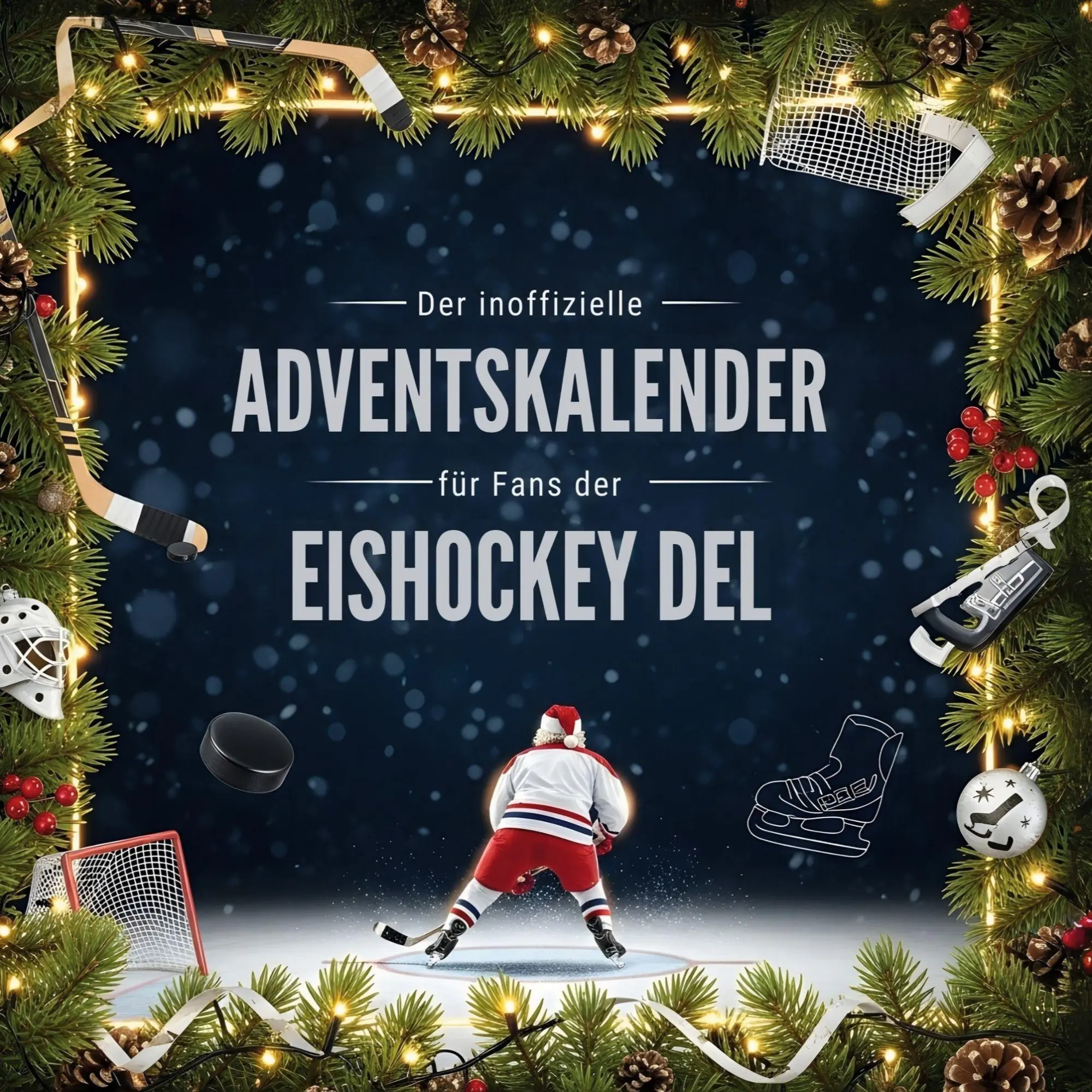 Cover: 9783695307395 | Der inoffizielle Adventskalender für Fans der Deutschen Eishockey Liga