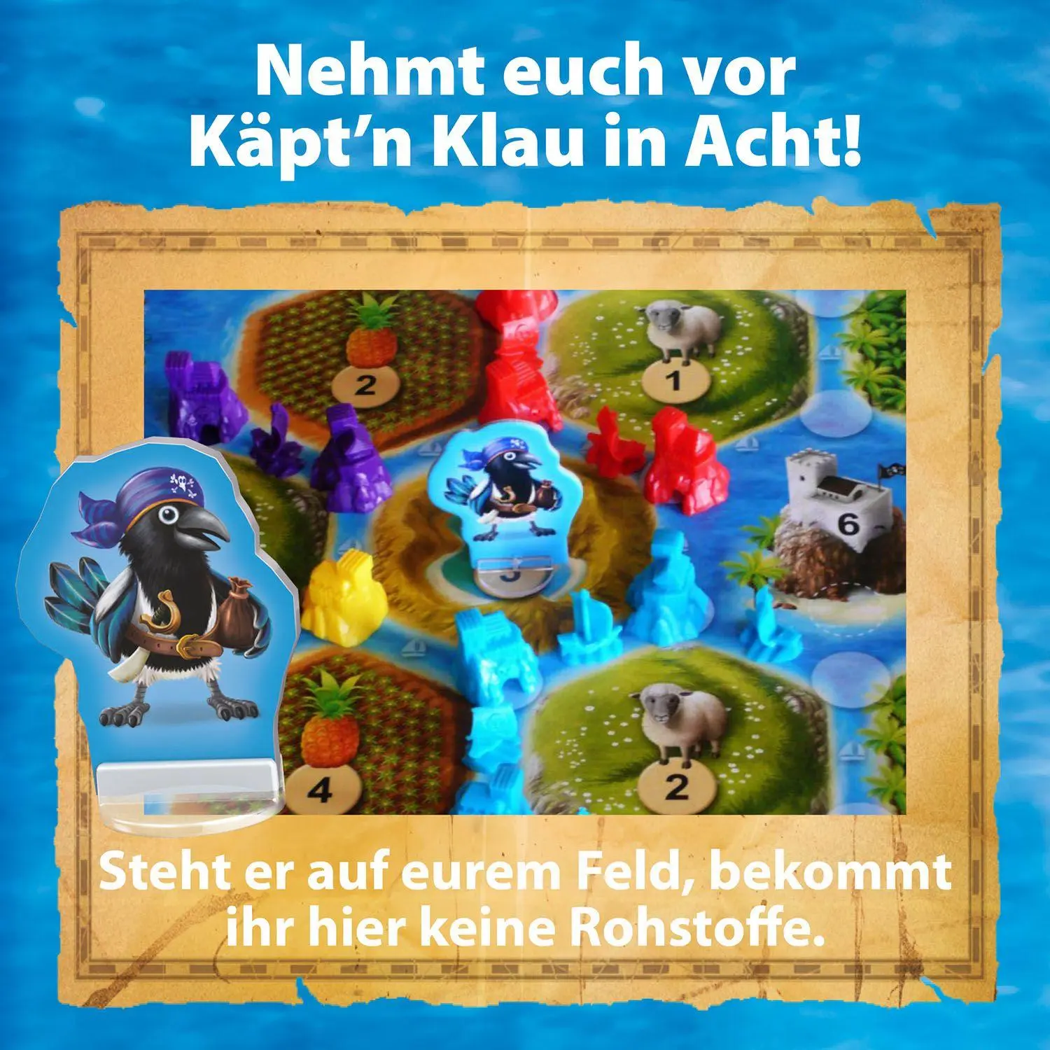 Bild: 4002051697495 | Catan Junior | für 2 - 4 Spieler | Klaus Teuber | Spiel | Brettspiel