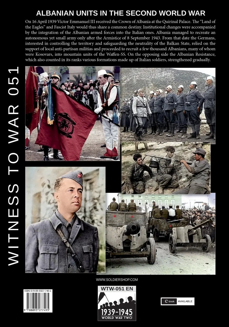 Rückseite: 9788893277495 | Albanian units in the Second World War | Luigi Manes | Taschenbuch