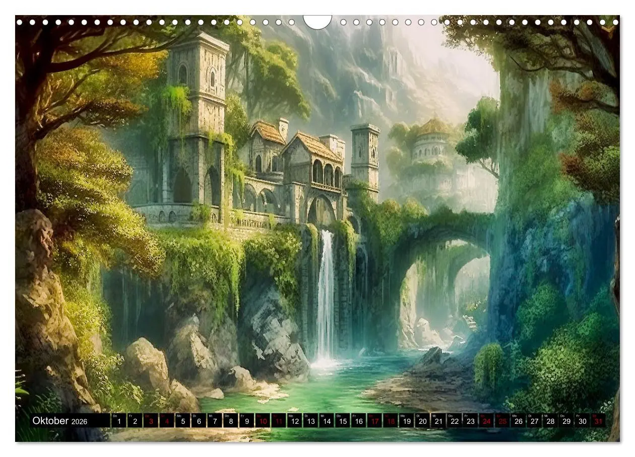 Bild: 9783457477595 | Im Reich der Elben (Wandkalender 2026 DIN A3 quer), CALVENDO...