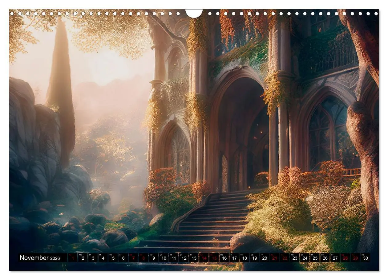 Bild: 9783457477595 | Im Reich der Elben (Wandkalender 2026 DIN A3 quer), CALVENDO...