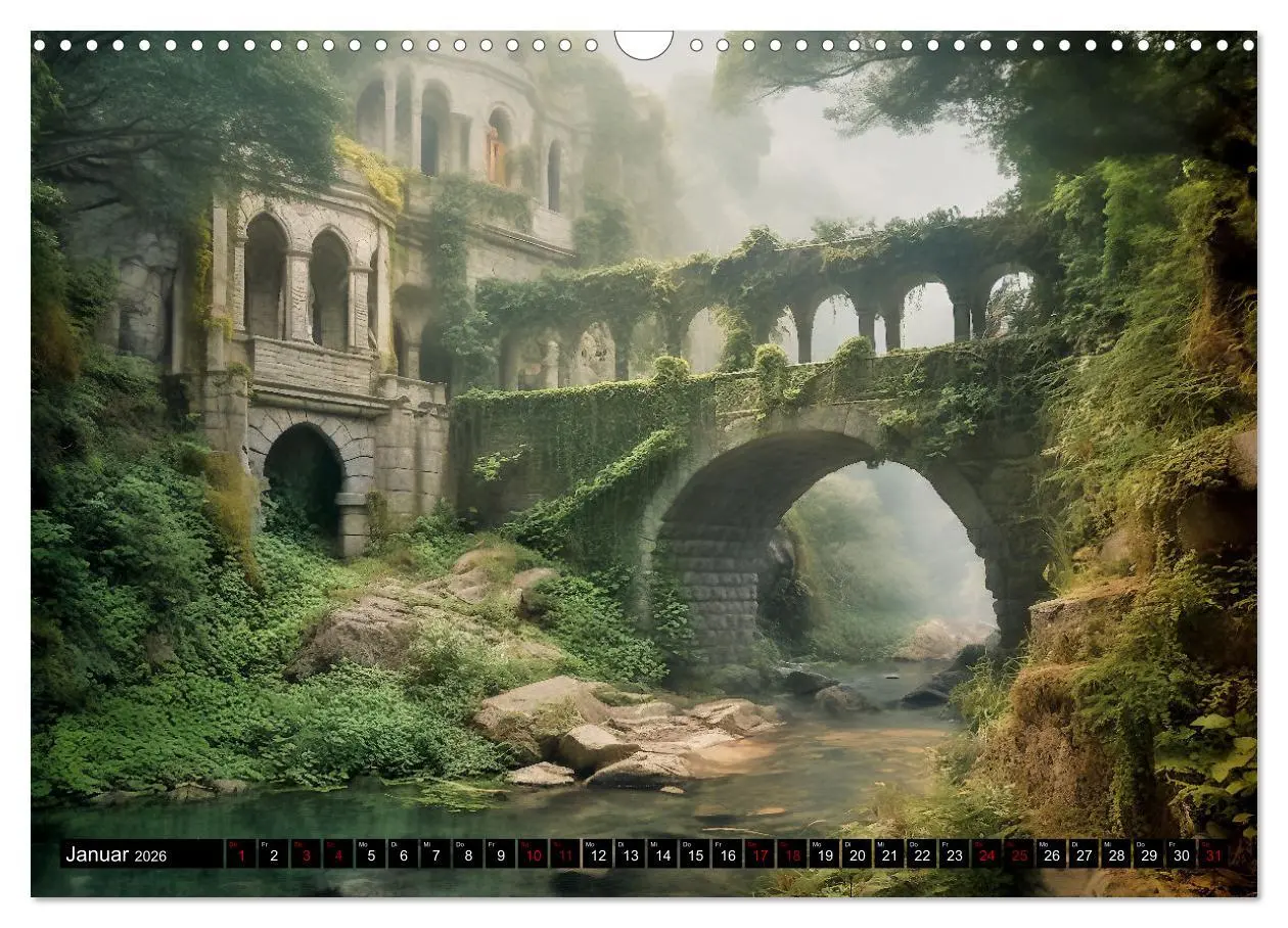 Bild: 9783457477595 | Im Reich der Elben (Wandkalender 2026 DIN A3 quer), CALVENDO...