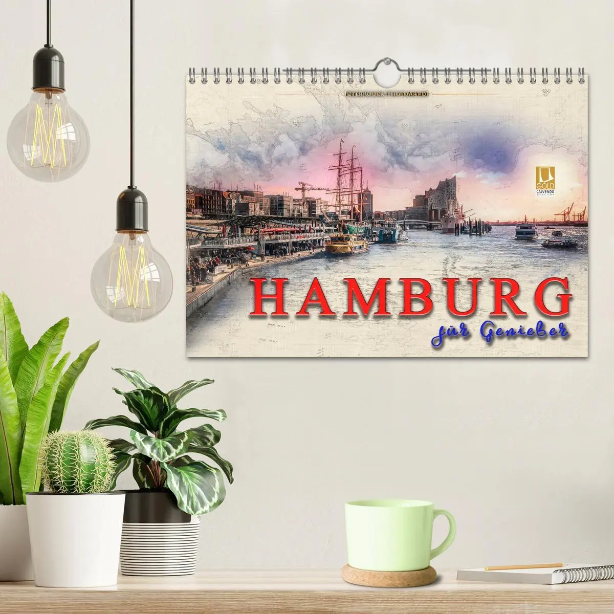 Bild: 9783457857595 | Hamburg für Genießer (Wandkalender 2026 DIN A4 quer), CALVENDO...