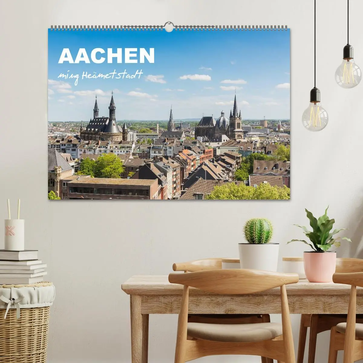 Bild: 9783516017595 | Aachen - ming Heämetstadt (Wandkalender 2026 DIN A2 quer), CALVENDO...
