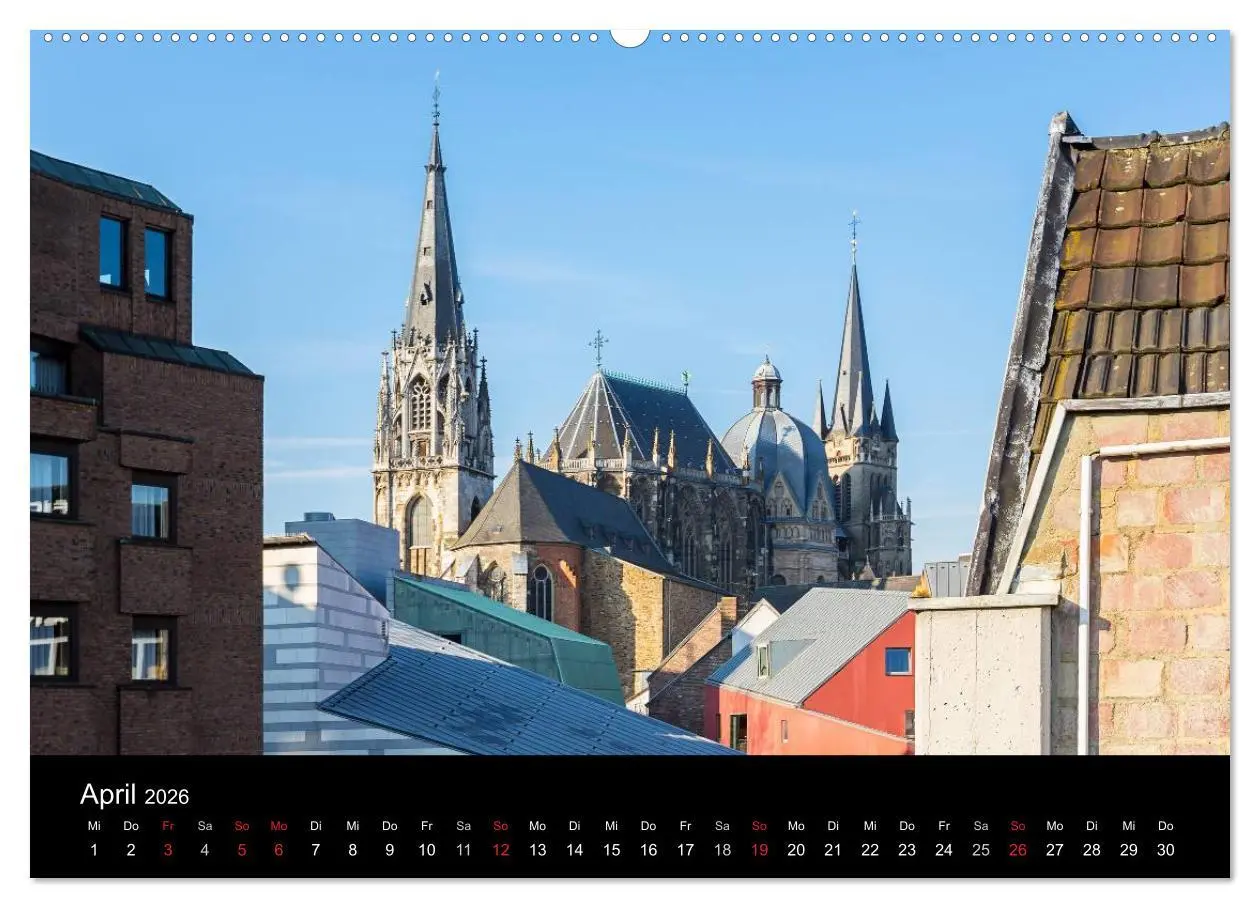 Bild: 9783516017595 | Aachen - ming Heämetstadt (Wandkalender 2026 DIN A2 quer), CALVENDO...