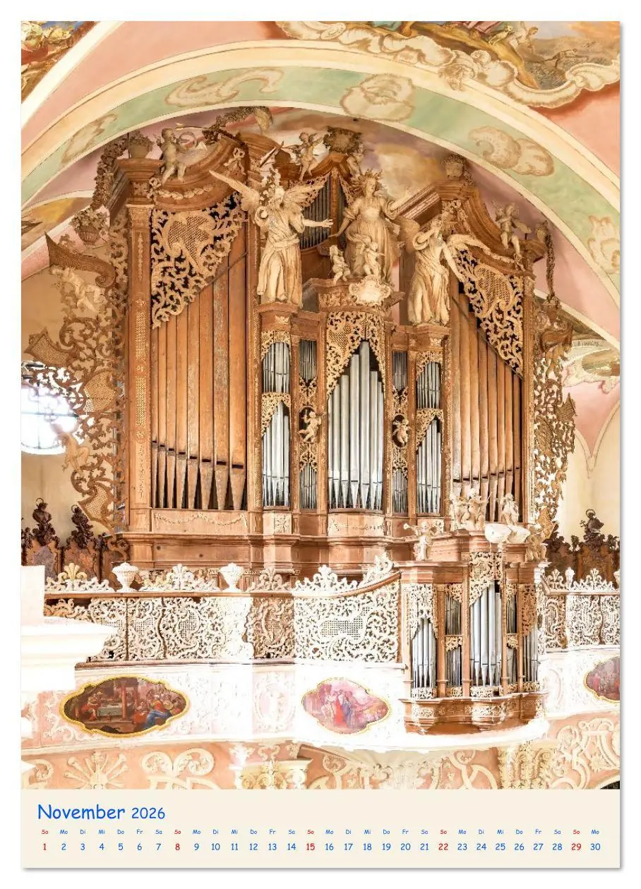 Bild: 9783516637595 | Orgel Giganten (Wandkalender 2026 DIN A2 hoch), CALVENDO...