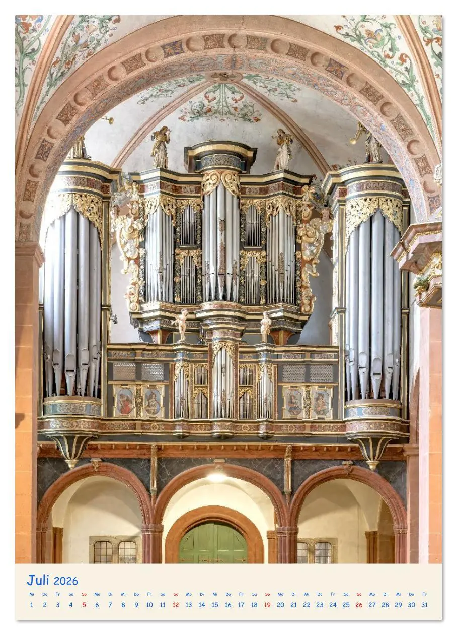 Bild: 9783516637595 | Orgel Giganten (Wandkalender 2026 DIN A2 hoch), CALVENDO...