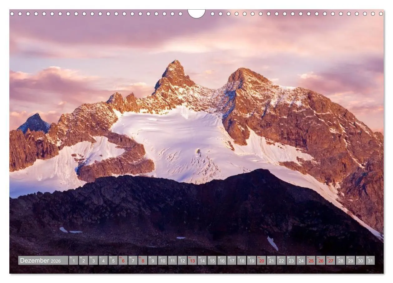 Bild: 9783516707595 | Die Zillertaler Alpen (Wandkalender 2026 DIN A3 quer), CALVENDO...