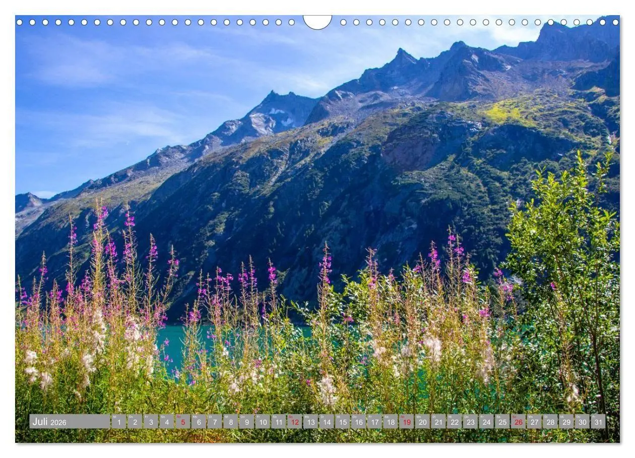 Bild: 9783516707595 | Die Zillertaler Alpen (Wandkalender 2026 DIN A3 quer), CALVENDO...
