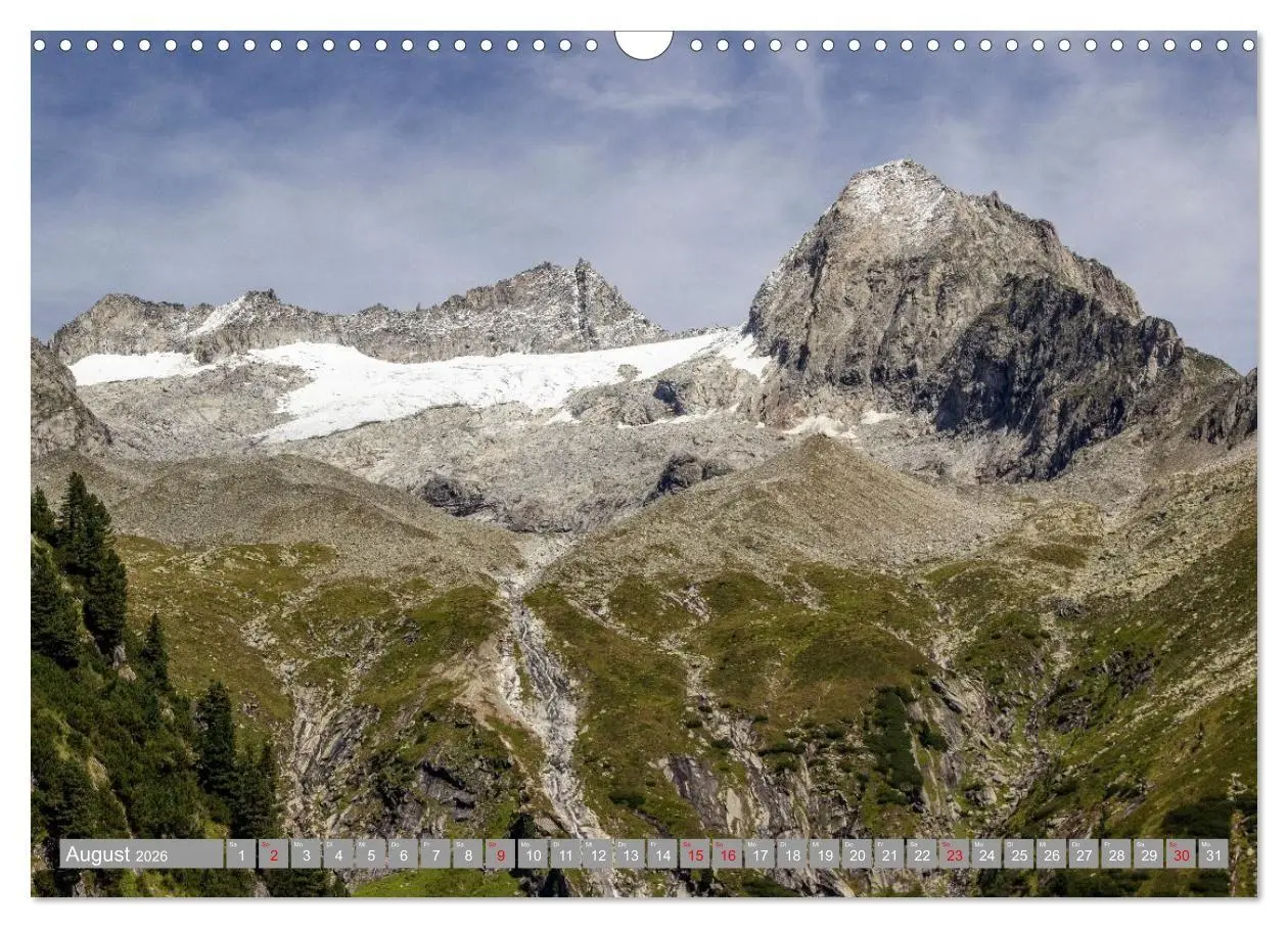 Bild: 9783516707595 | Die Zillertaler Alpen (Wandkalender 2026 DIN A3 quer), CALVENDO...