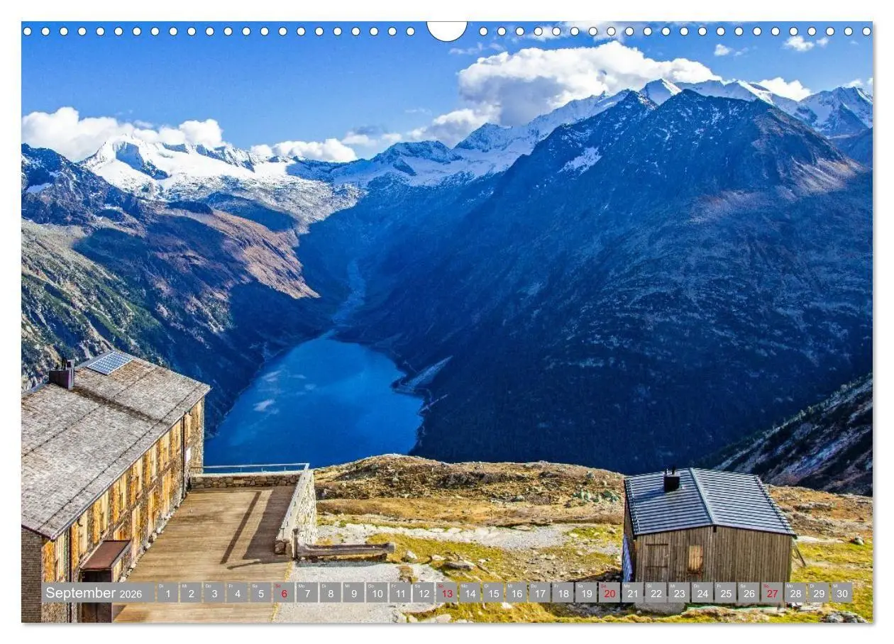 Bild: 9783516707595 | Die Zillertaler Alpen (Wandkalender 2026 DIN A3 quer), CALVENDO...