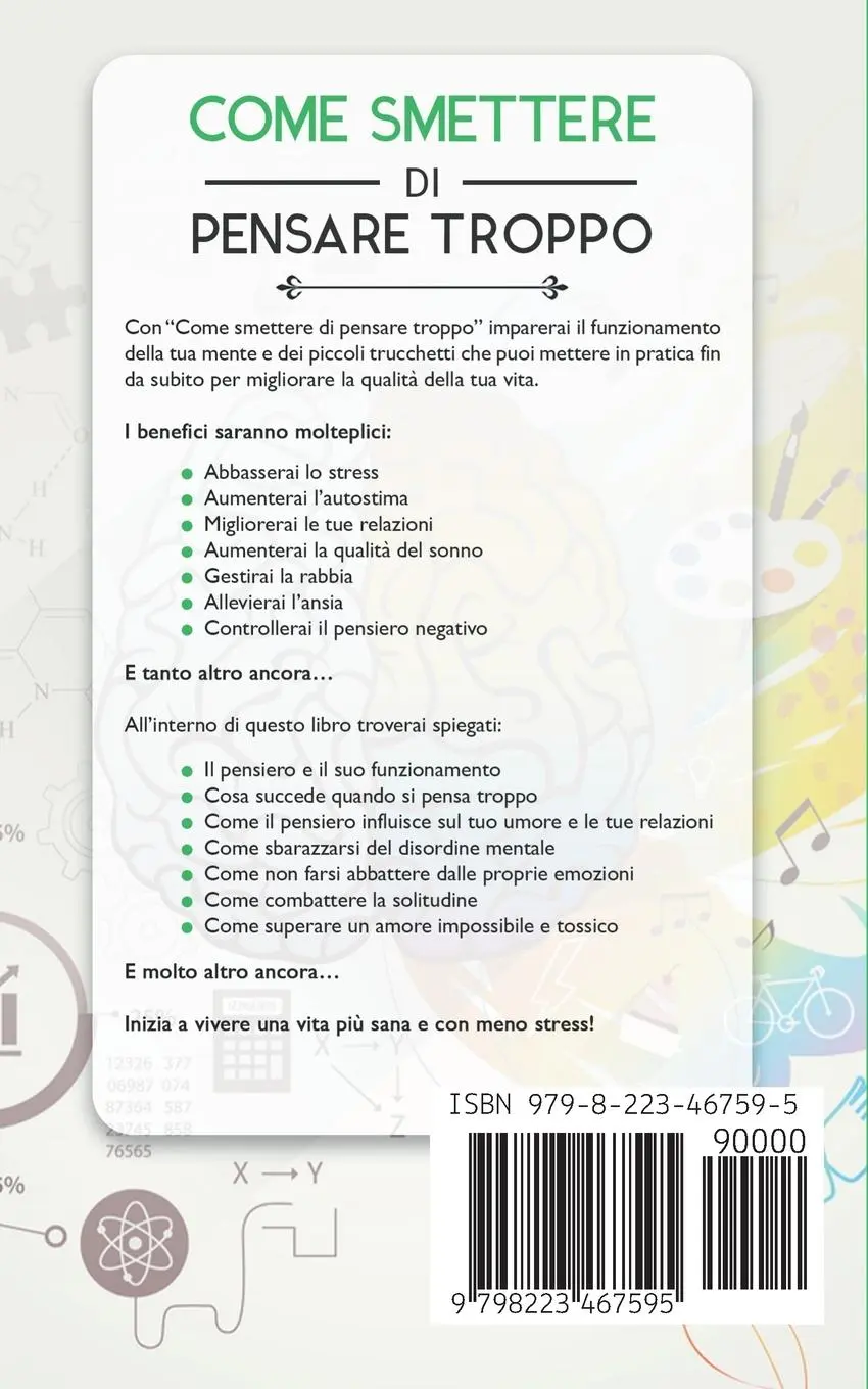 Rückseite: 9798223467595 | Come Smettere di Pensare Troppo | Adam Tusco | Taschenbuch | 2023