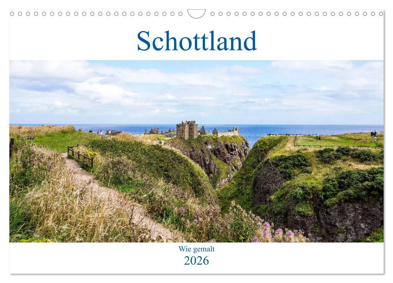 Cover: 9783457777695 | Schottland - Wie gemalt (Wandkalender 2026 DIN A3 quer), CALVENDO...