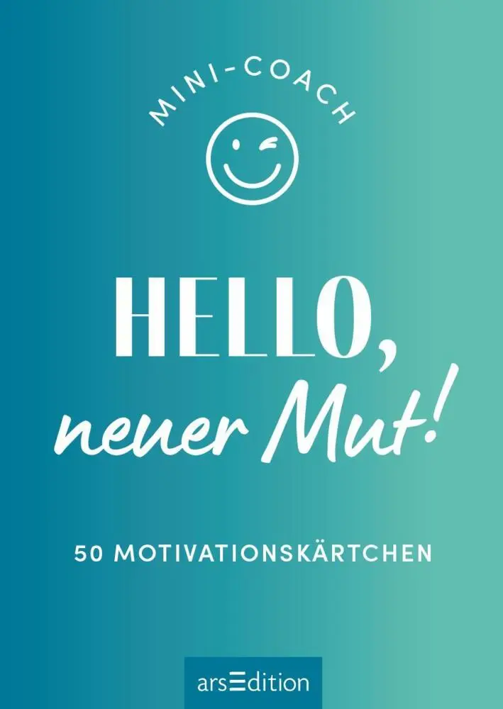 Bild: 9783845857695 | Mini-Coach. Hello, neuer Mut! | 50 Motivationskärtchen | Buch | 50 S.