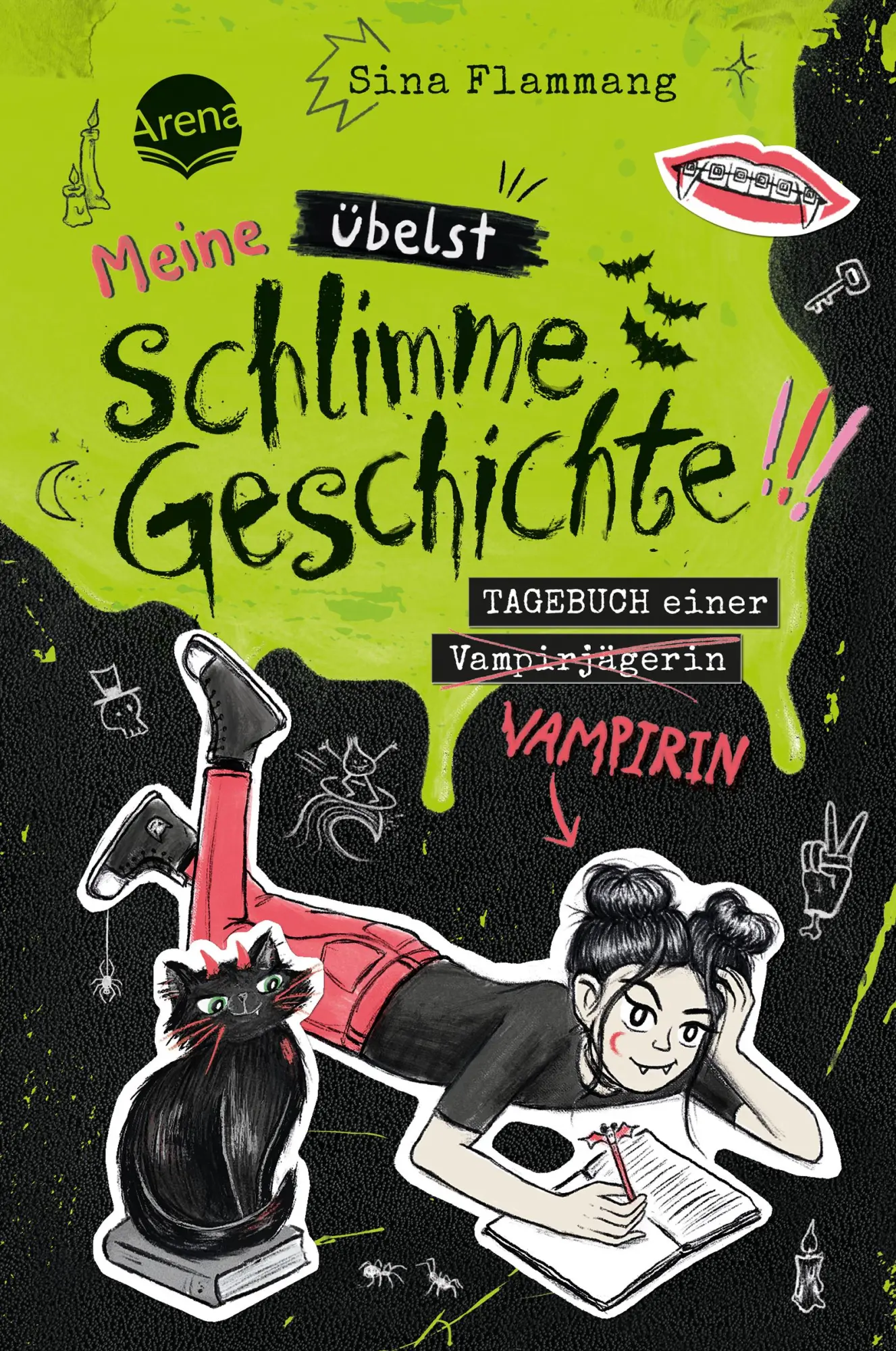 Cover: 9783401607795 | Meine übelst schlimme Geschichte!!! Tagebuch einer Vampirin (2) | Buch