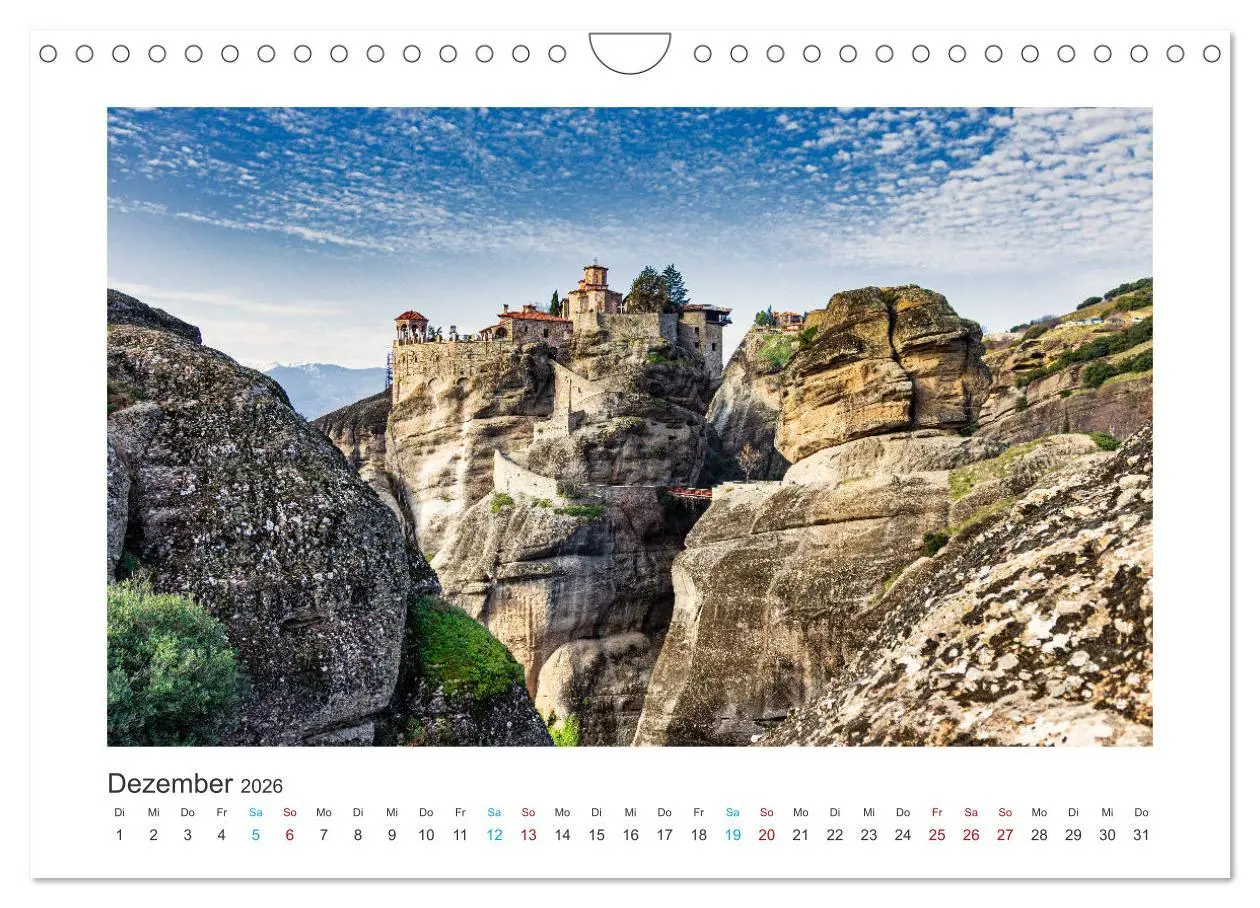 Bild: 9783457697795 | Meteora - Dem Himmel so nah (Wandkalender 2026 DIN A4 quer),...