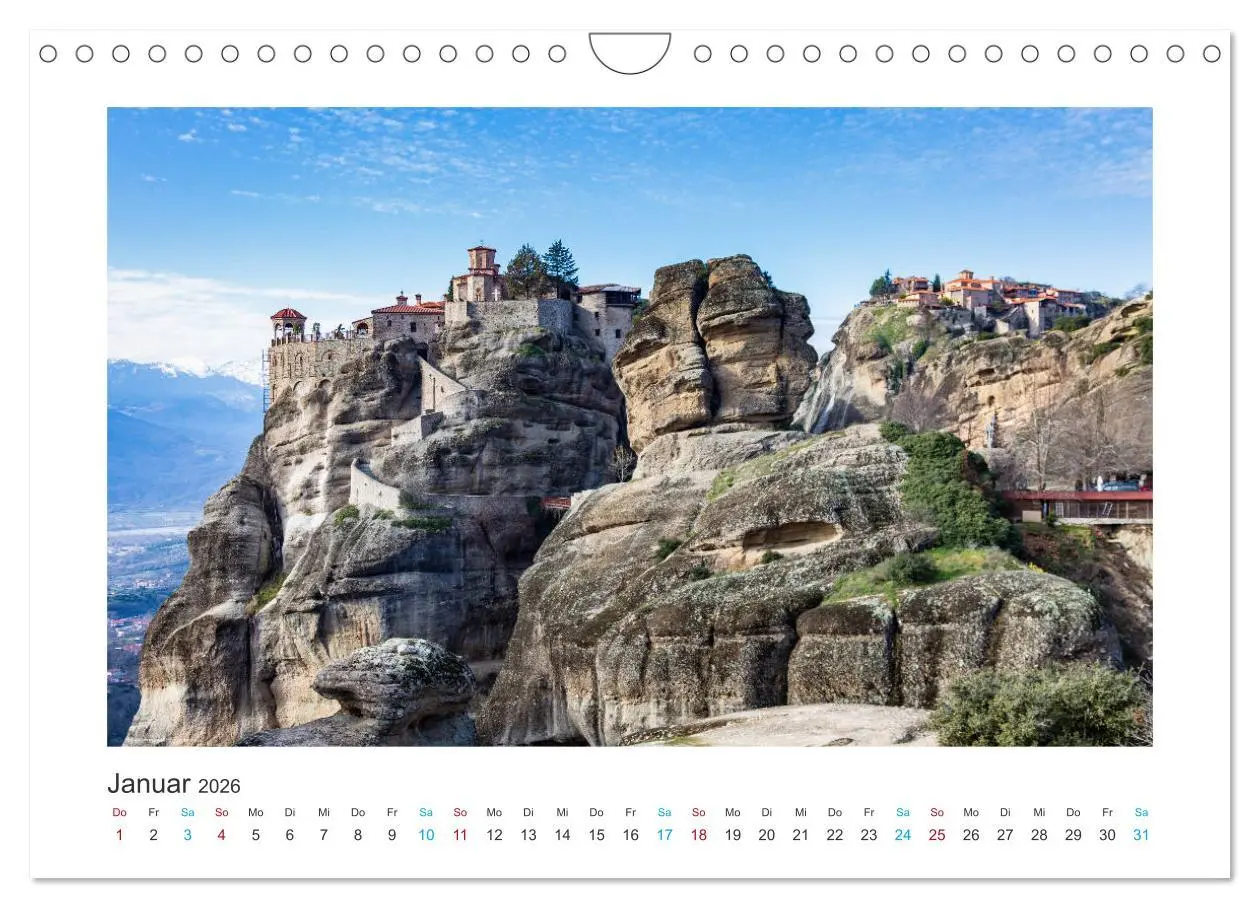 Bild: 9783457697795 | Meteora - Dem Himmel so nah (Wandkalender 2026 DIN A4 quer),...