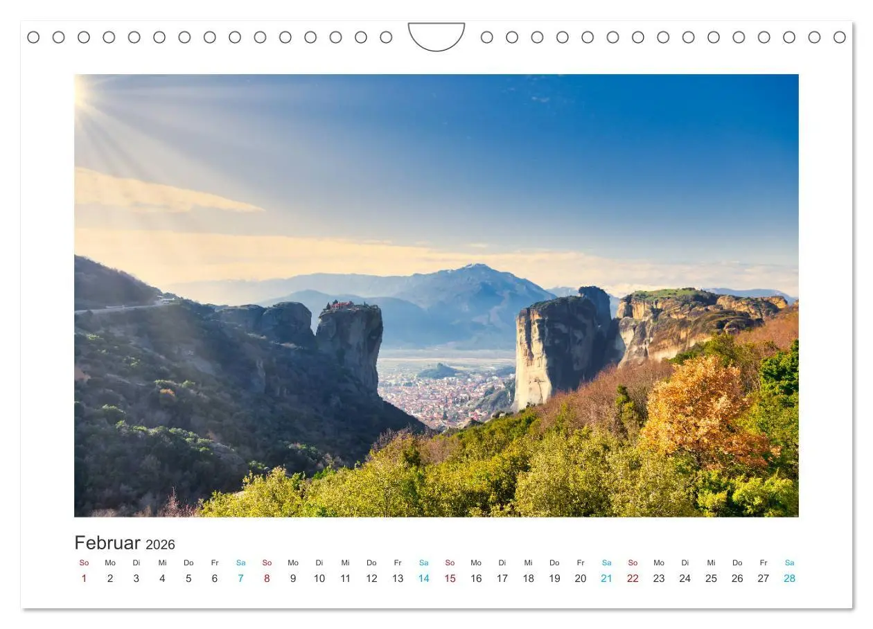 Bild: 9783457697795 | Meteora - Dem Himmel so nah (Wandkalender 2026 DIN A4 quer),...