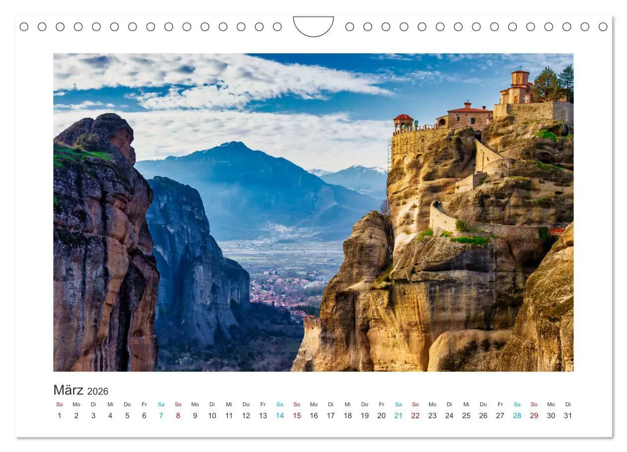 Bild: 9783457697795 | Meteora - Dem Himmel so nah (Wandkalender 2026 DIN A4 quer),...