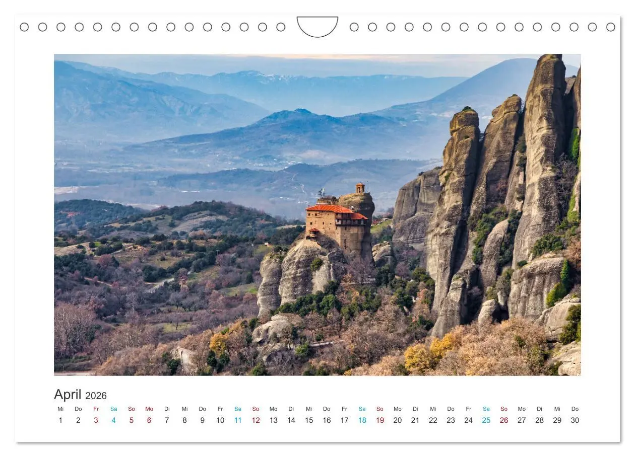 Bild: 9783457697795 | Meteora - Dem Himmel so nah (Wandkalender 2026 DIN A4 quer),...