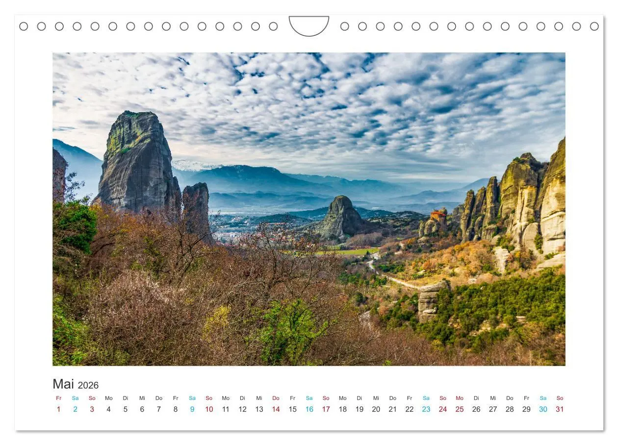 Bild: 9783457697795 | Meteora - Dem Himmel so nah (Wandkalender 2026 DIN A4 quer),...