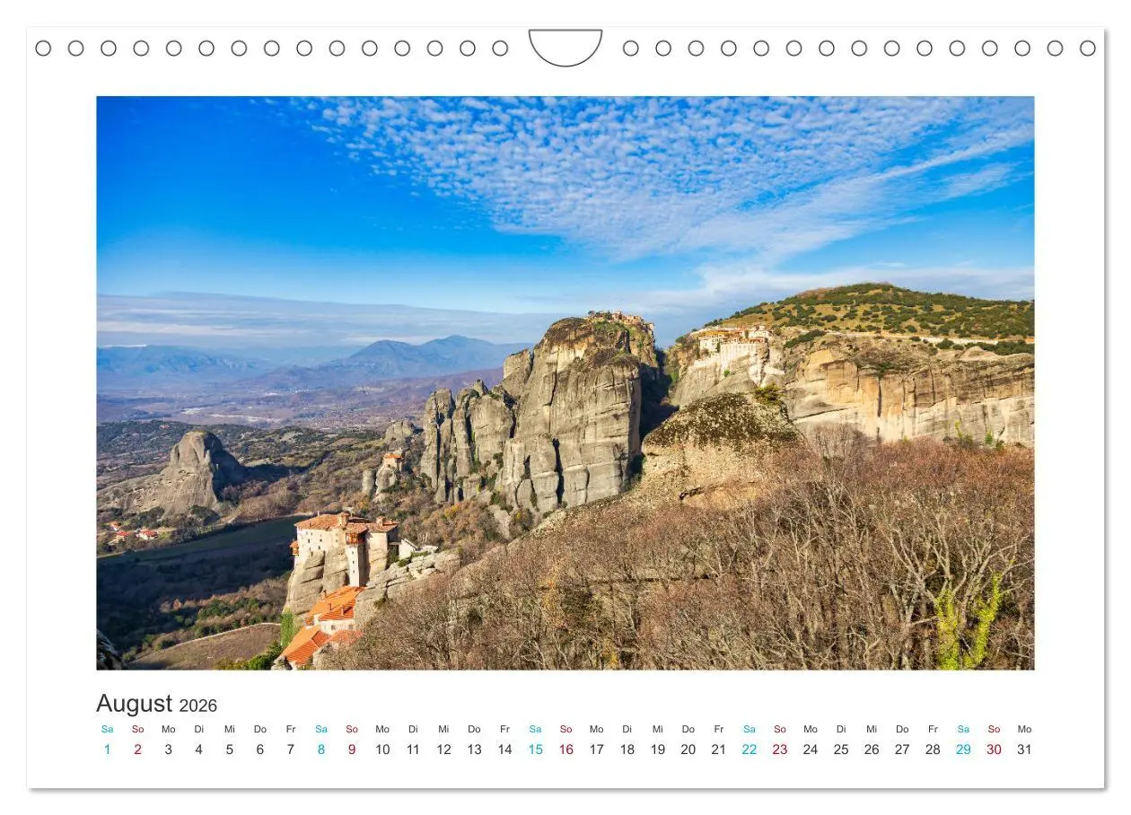 Bild: 9783457697795 | Meteora - Dem Himmel so nah (Wandkalender 2026 DIN A4 quer),...