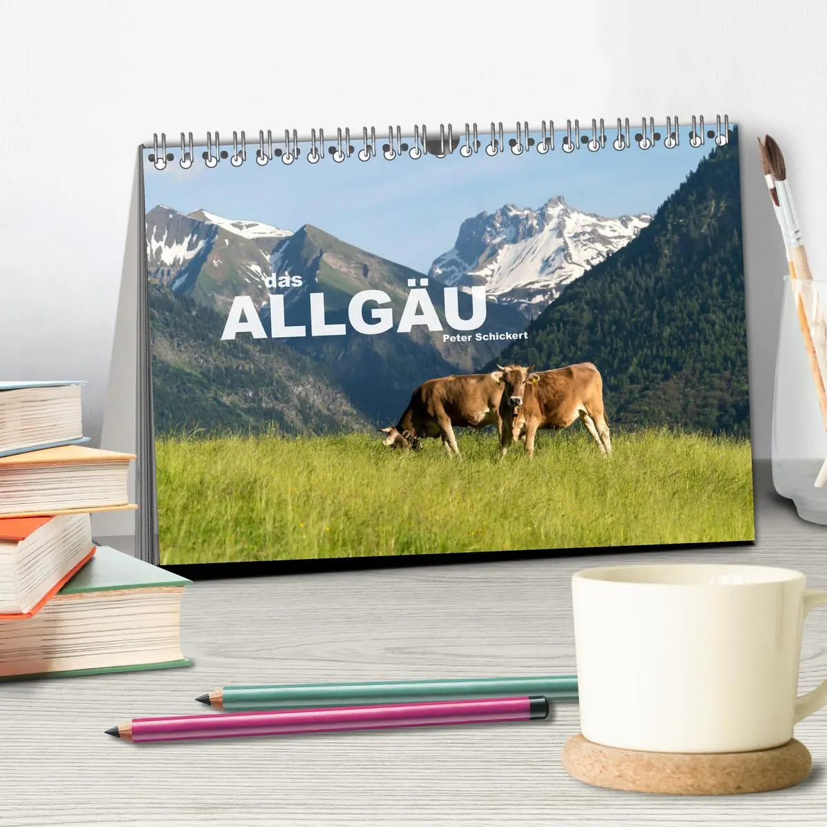 Bild: 9783457907795 | das Allgäu (Tischkalender 2026 DIN A5 quer), CALVENDO Monatskalender