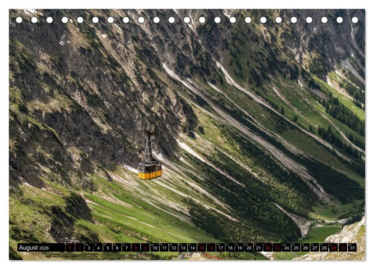 Bild: 9783457907795 | das Allgäu (Tischkalender 2026 DIN A5 quer), CALVENDO Monatskalender