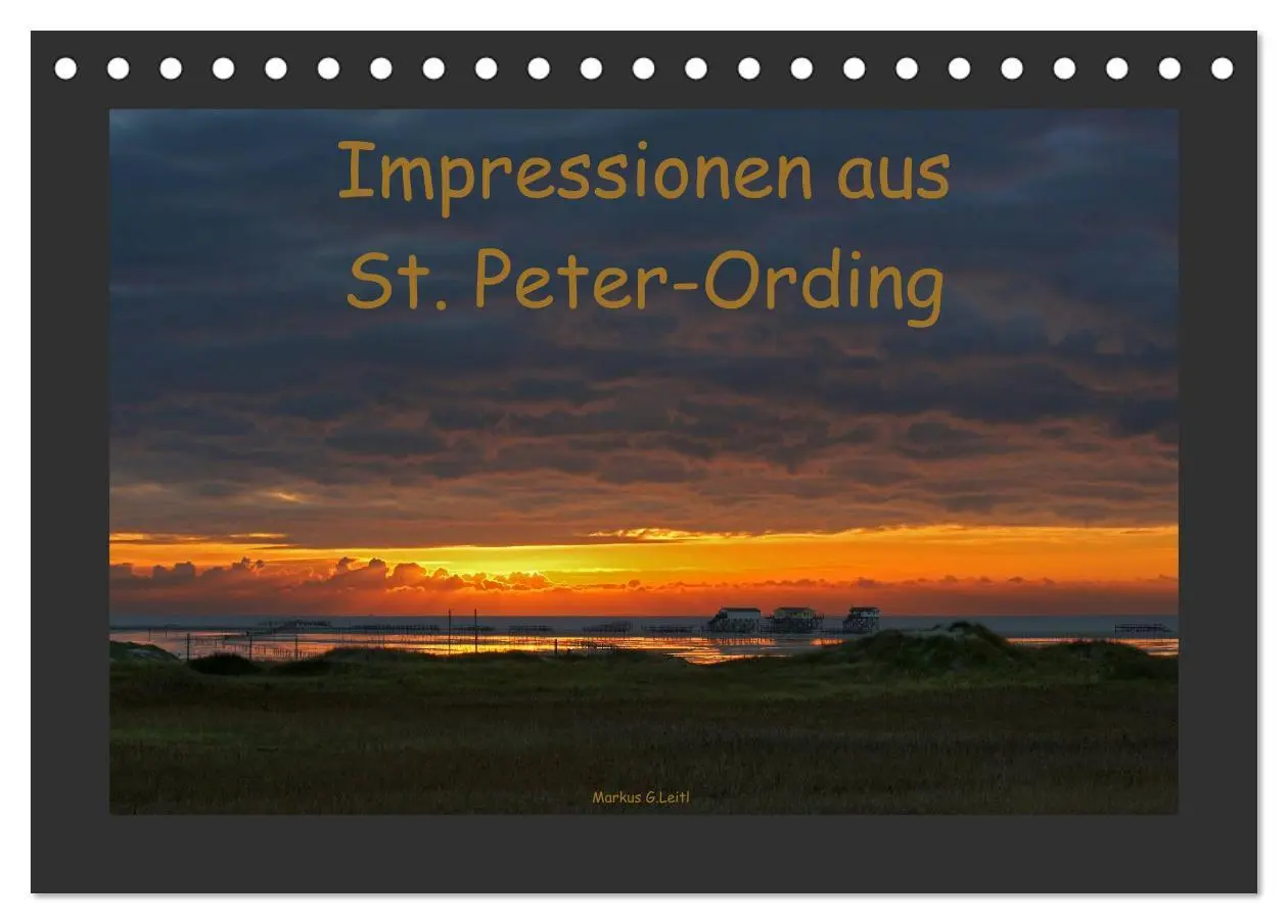 Cover: 9783516097795 | Impressionen aus St. Peter-Ording (Tischkalender 2026 DIN A5 quer),...