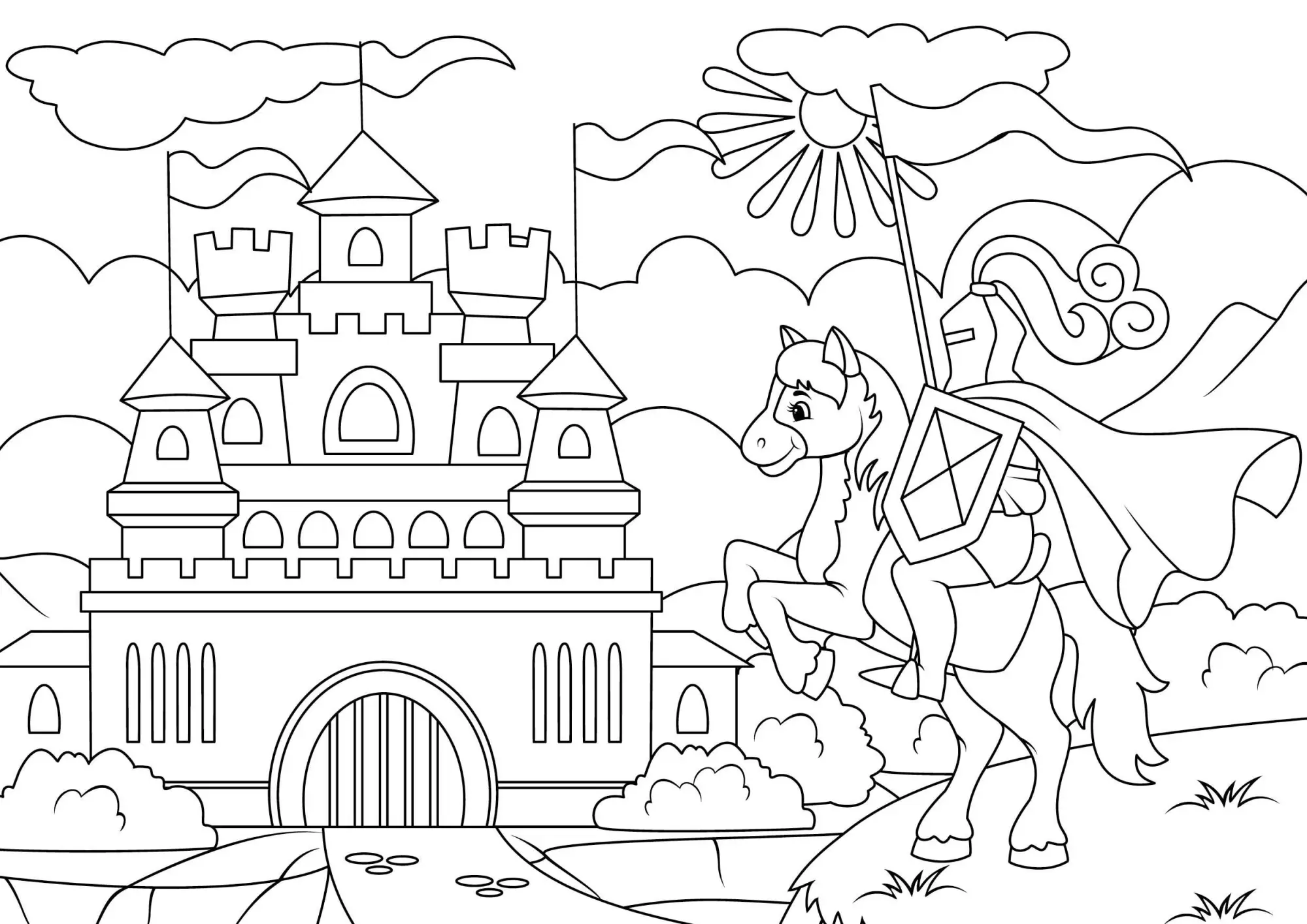 Bild: 9783745927795 | Mein bunter XXL-Ferienspaß: Dinos und Ritter - 3 Kreativbücher im...