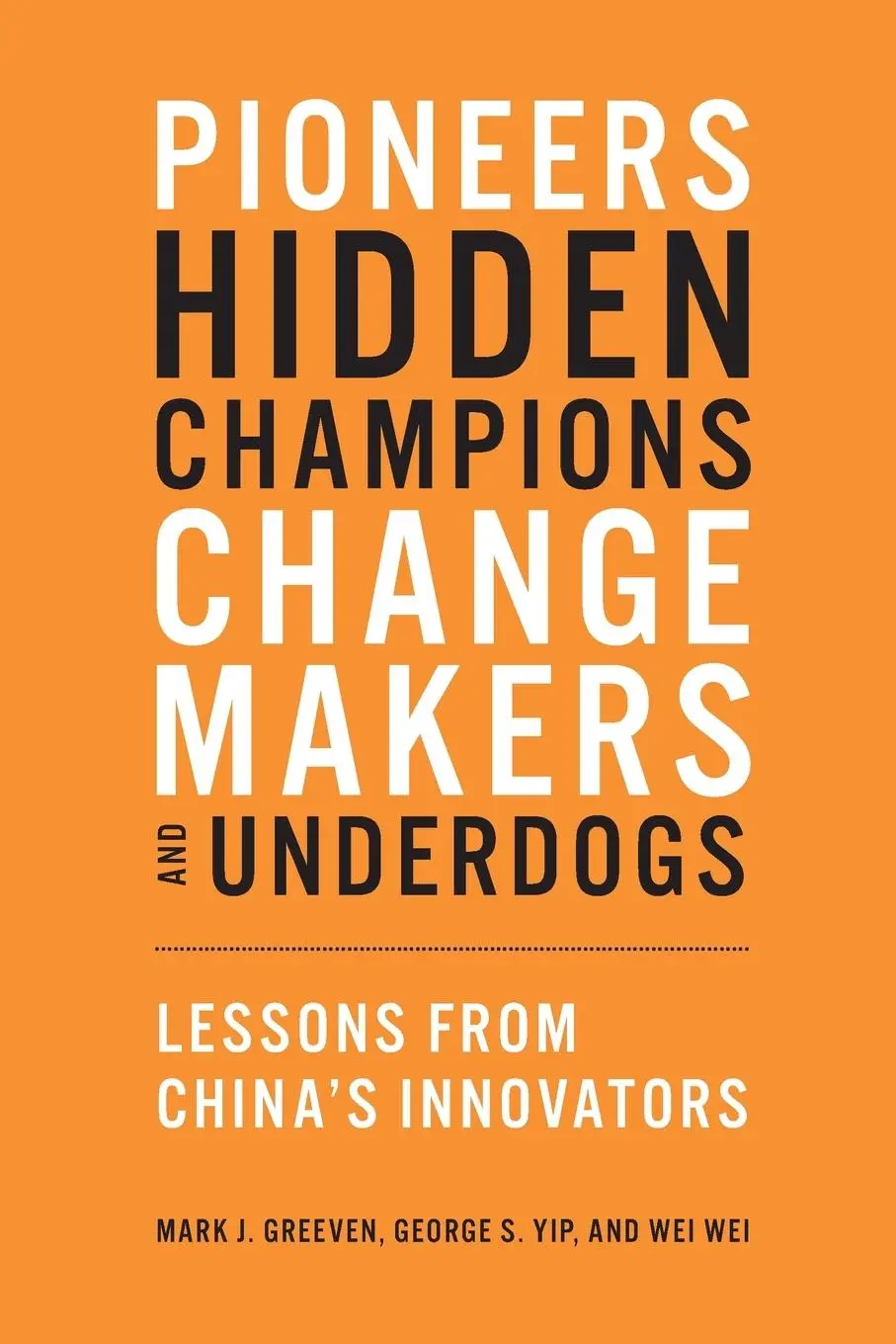 Cover: 9780262547895 | Pioneers, Hidden Champions, Changemakers, and Underdogs | Taschenbuch