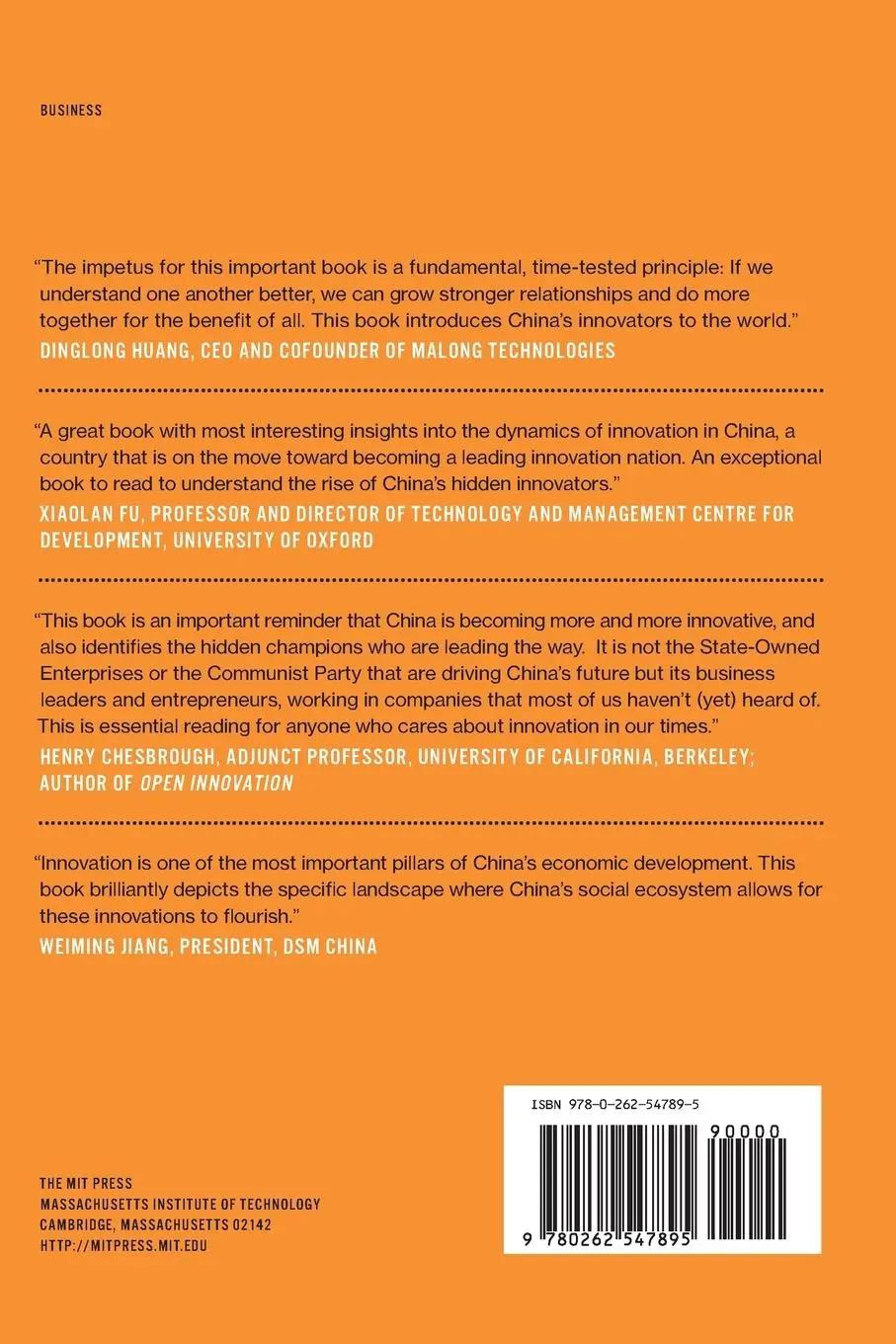 Rückseite: 9780262547895 | Pioneers, Hidden Champions, Changemakers, and Underdogs | Taschenbuch