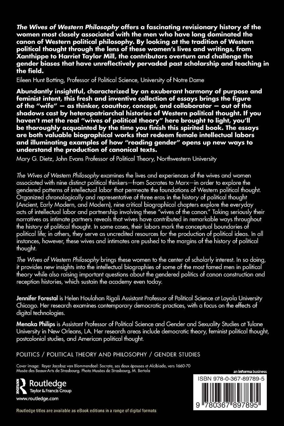Rückseite: 9780367897895 | The Wives of Western Philosophy | Jennifer Forestal (u. a.) | Buch