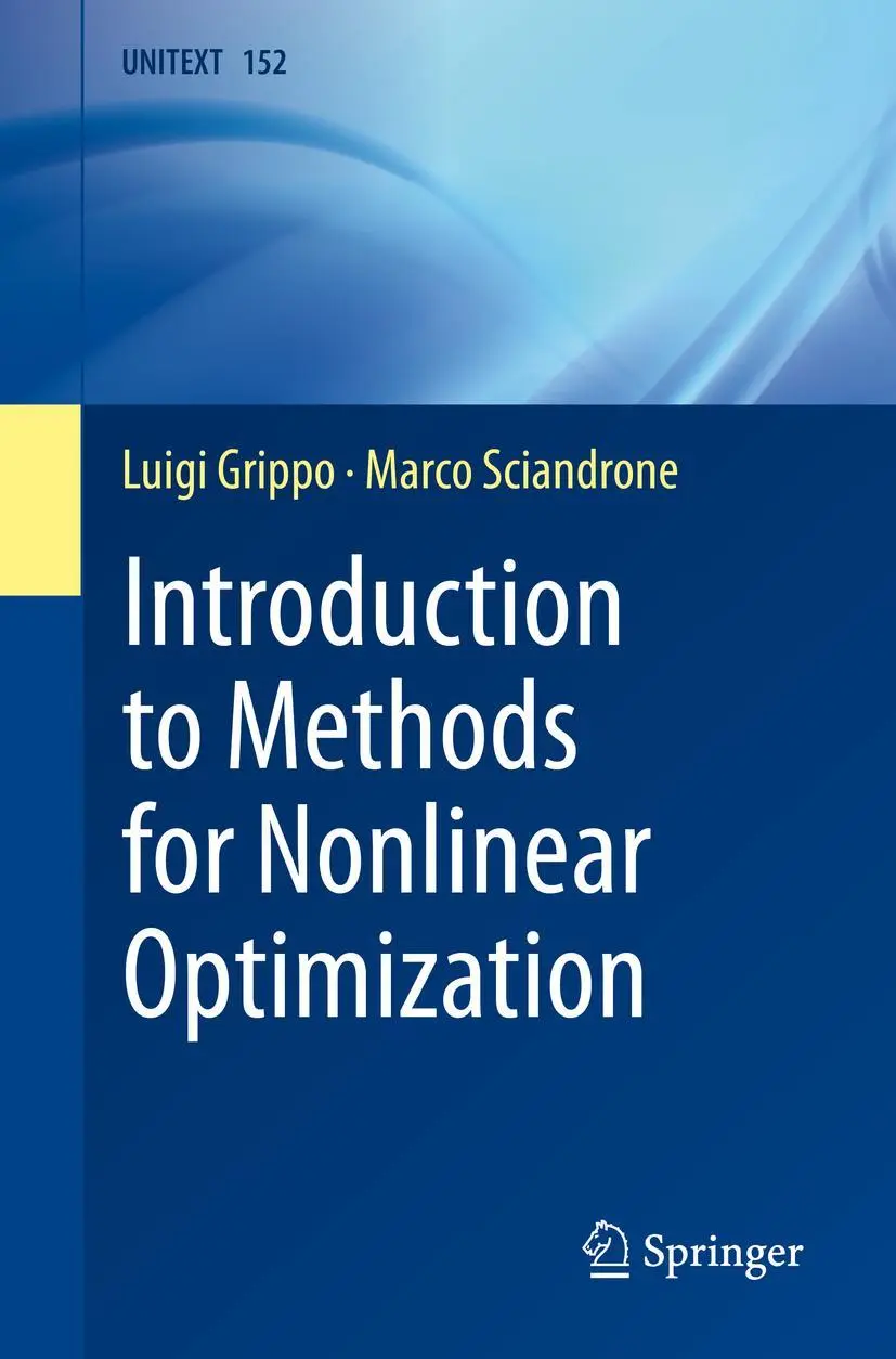 Cover: 9783031267895 | Introduction to Methods for Nonlinear Optimization | Grippo (u. a.)