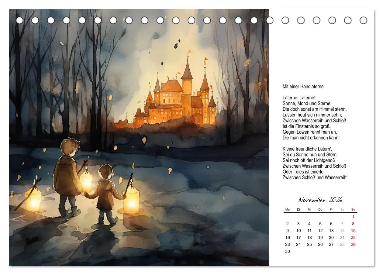 Bild: 9783457517895 | Gedichte von Theodor Storm (Tischkalender 2026 DIN A5 quer),...