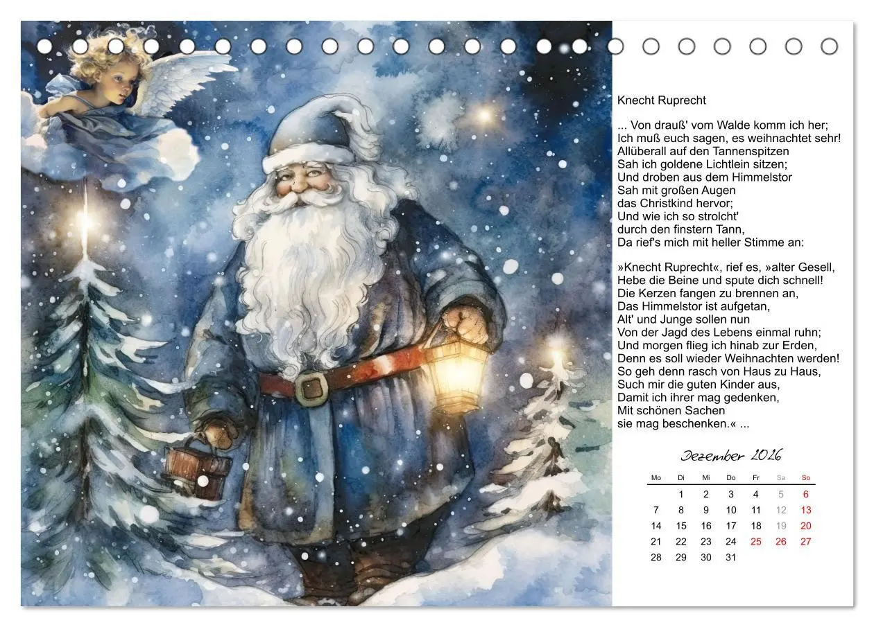Bild: 9783457517895 | Gedichte von Theodor Storm (Tischkalender 2026 DIN A5 quer),...
