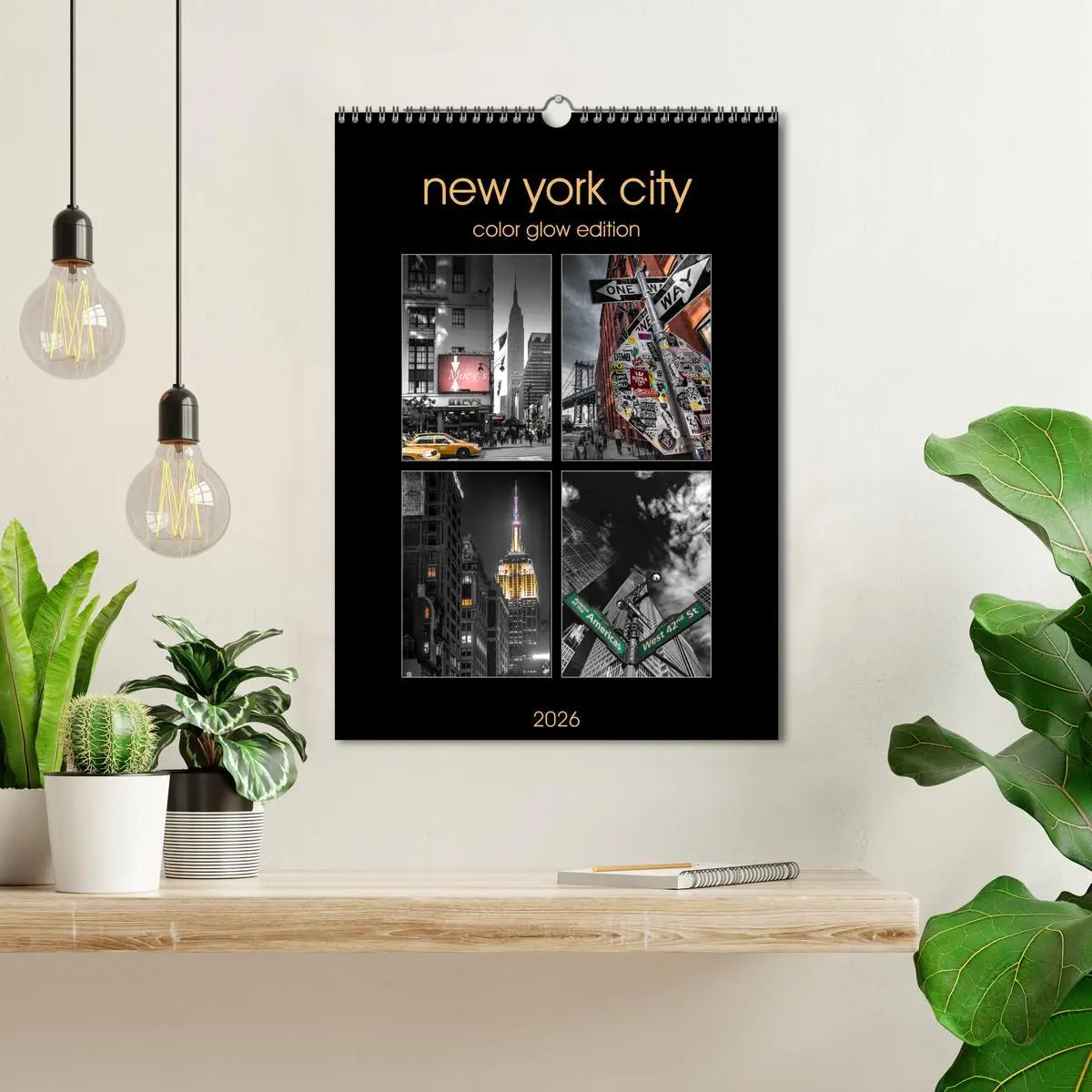 Bild: 9783516397895 | New York City - Color Glow Edition (Wandkalender 2026 DIN A3 hoch),...