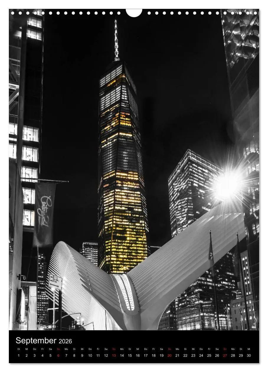 Bild: 9783516397895 | New York City - Color Glow Edition (Wandkalender 2026 DIN A3 hoch),...