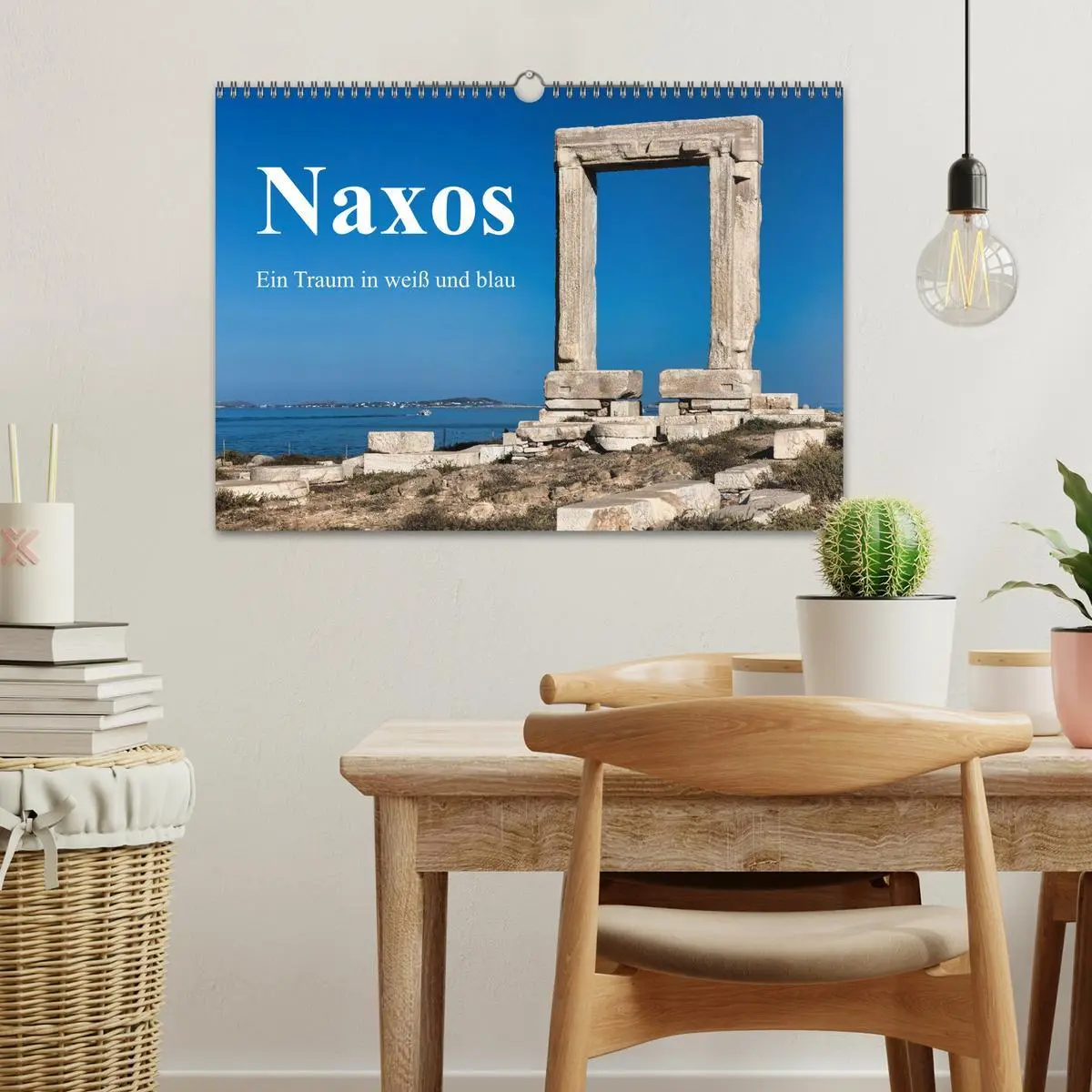 Bild: 9783516607895 | Die Insel Naxos - Ein Traum in blau und weiß (Wandkalender 2026 DIN...