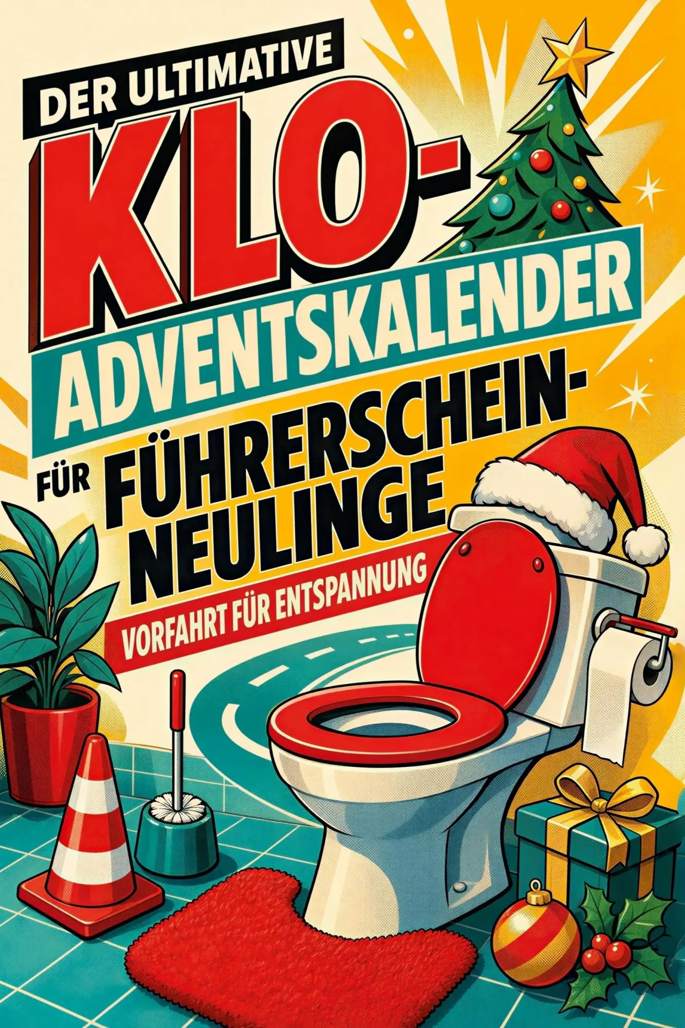 Cover: 9783696107895 | Der ultimative Klo-Adventskalender für Führerschein-Neulinge | Weber