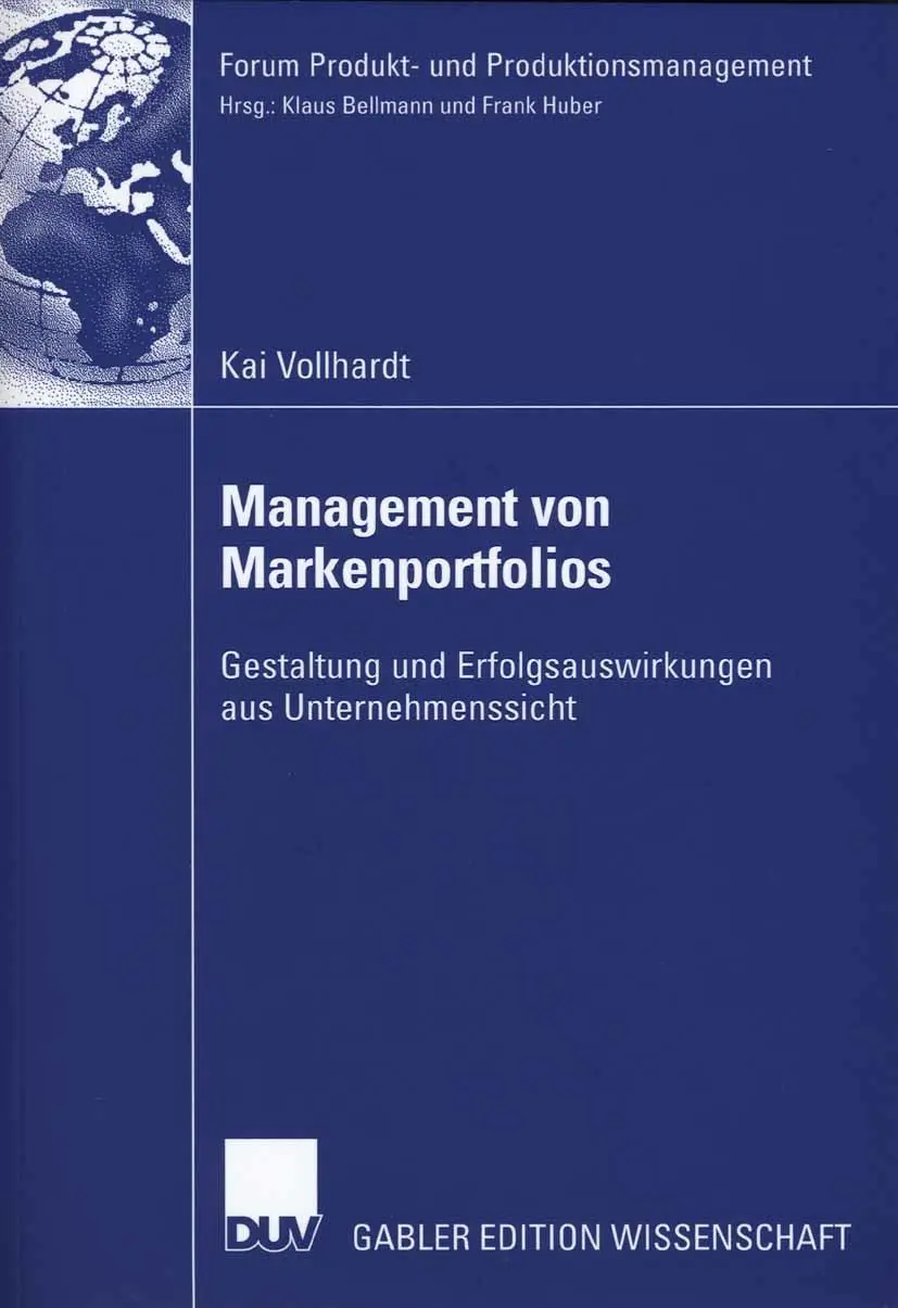 Cover: 9783835007895 | Management von Markenportfolios | Kai Vollhardt | Taschenbuch | xx
