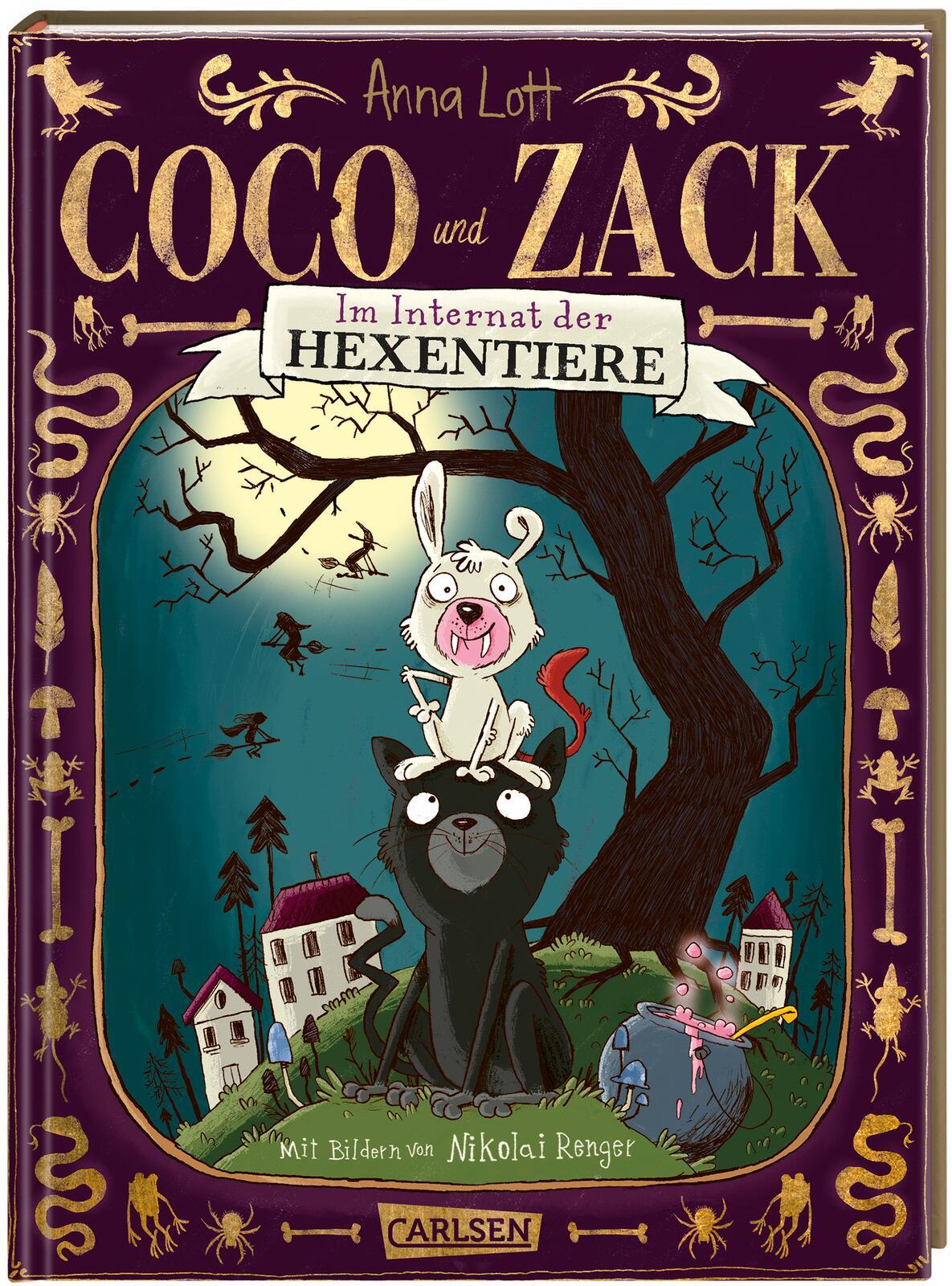 Cover: 9783551557995 | Coco und Zack: Coco und Zack - Im Internat der Hexentiere. | Anna Lott