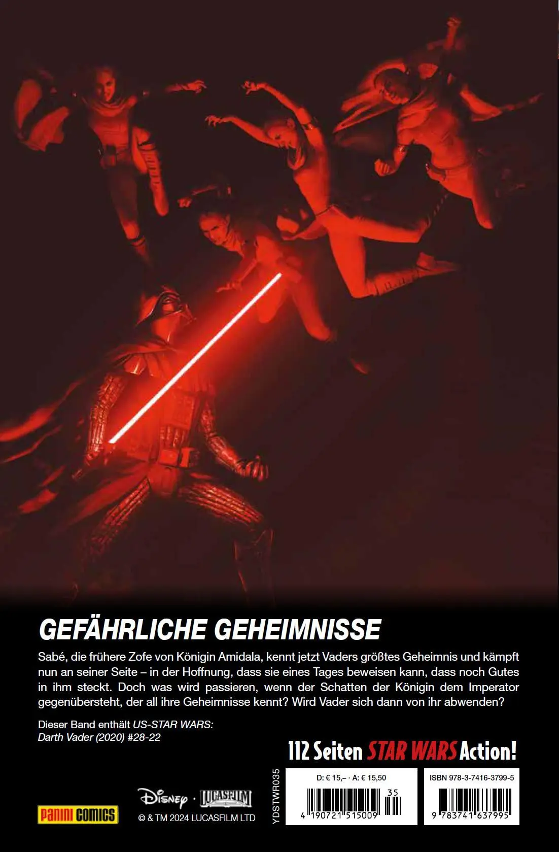 Rückseite: 9783741637995 | Star Wars Comics: Darth Vader - Die Rückkehr der Schatten | Greg Pak