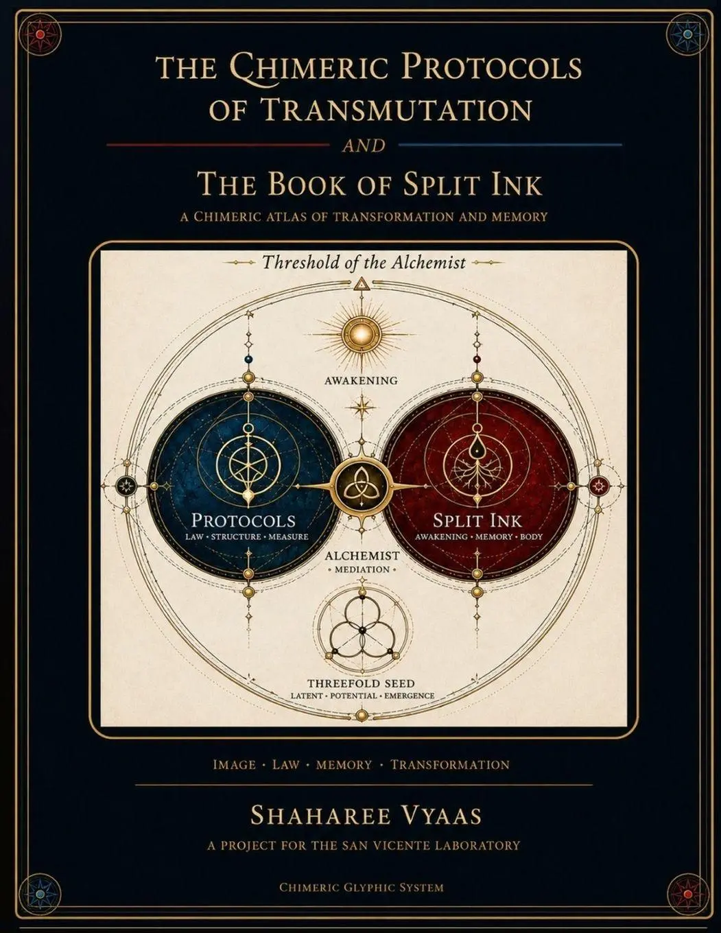 Cover: 9788409897995 | The Chimera Protocols of Transmutation and The Book of Split Ink.