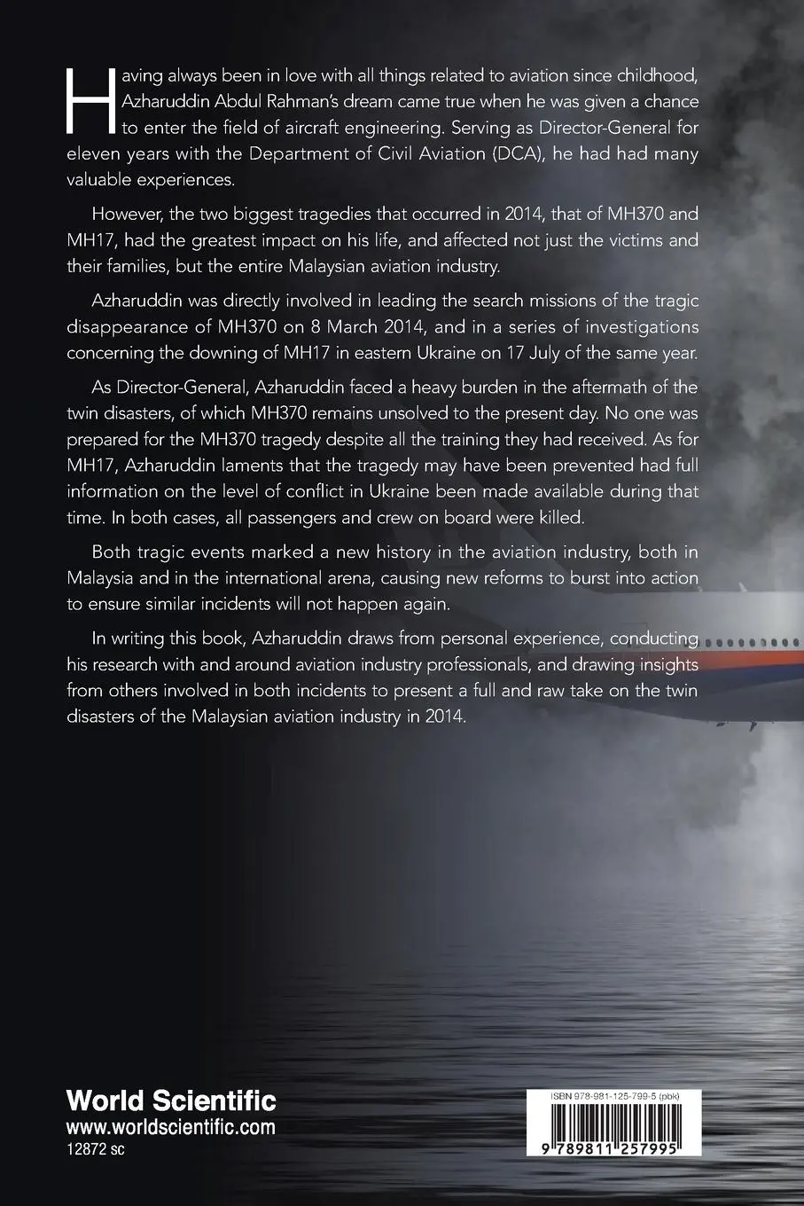 Rückseite: 9789811257995 | LAST FLIGHTS OF MALAYSIAN AIRLINES MH370 AND MH17, THE | Rahman | Buch