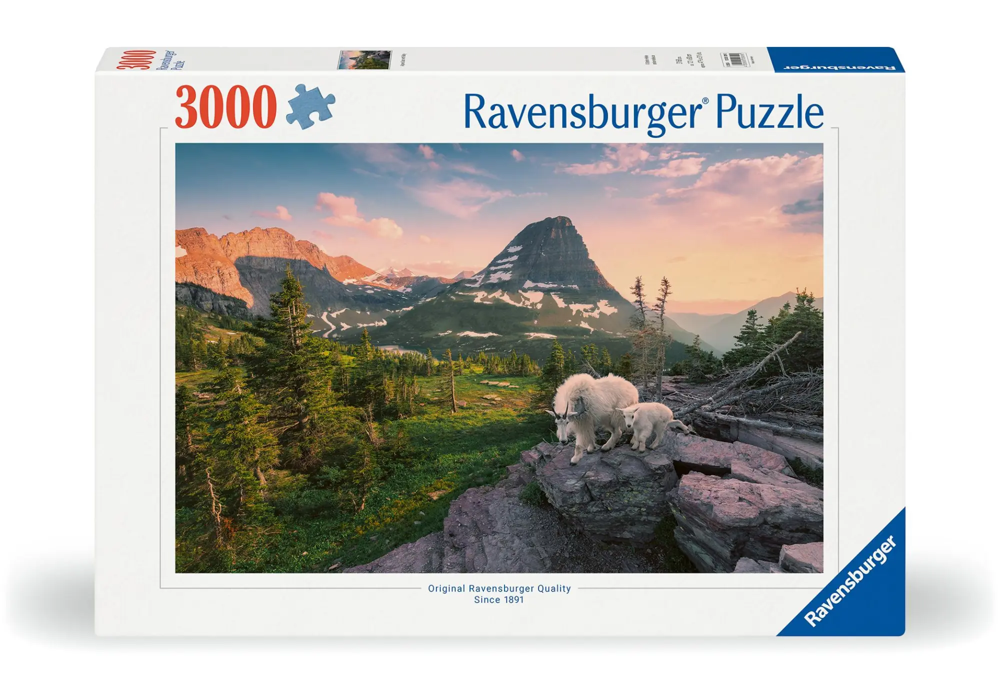 Cover: 4005555008095 | Erwachsenenpuzzle 3000 Teile - Almbock mit Baby | Spiel | 12000809