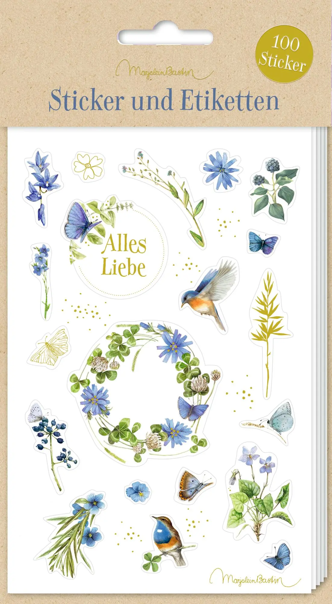 Cover: 4050003958095 | Sticker und Etiketten - Stickerbogen mit 100 Stickern | Bastin | Buch